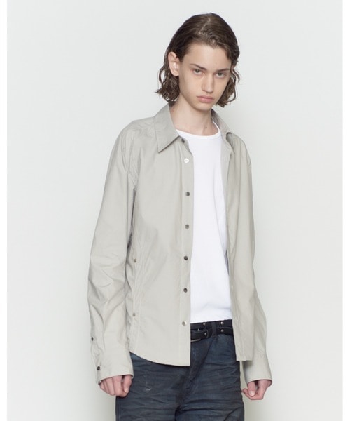PANELLED UTILITY DRESS SHIRT