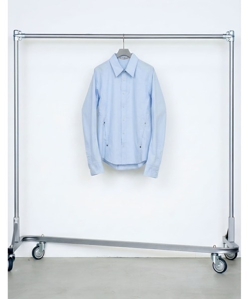 PANELLED UTILITY DRESS SHIRT