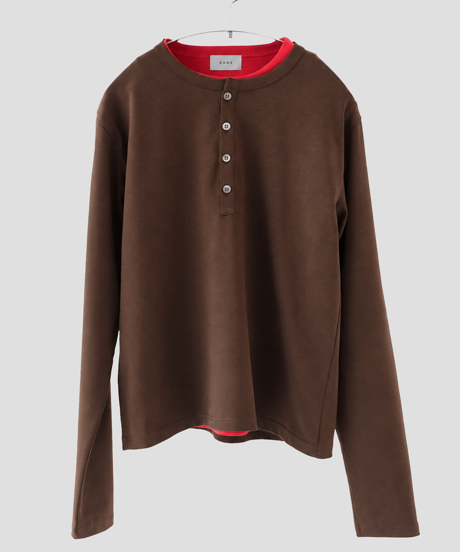 henry and crew neck long sleeve tee