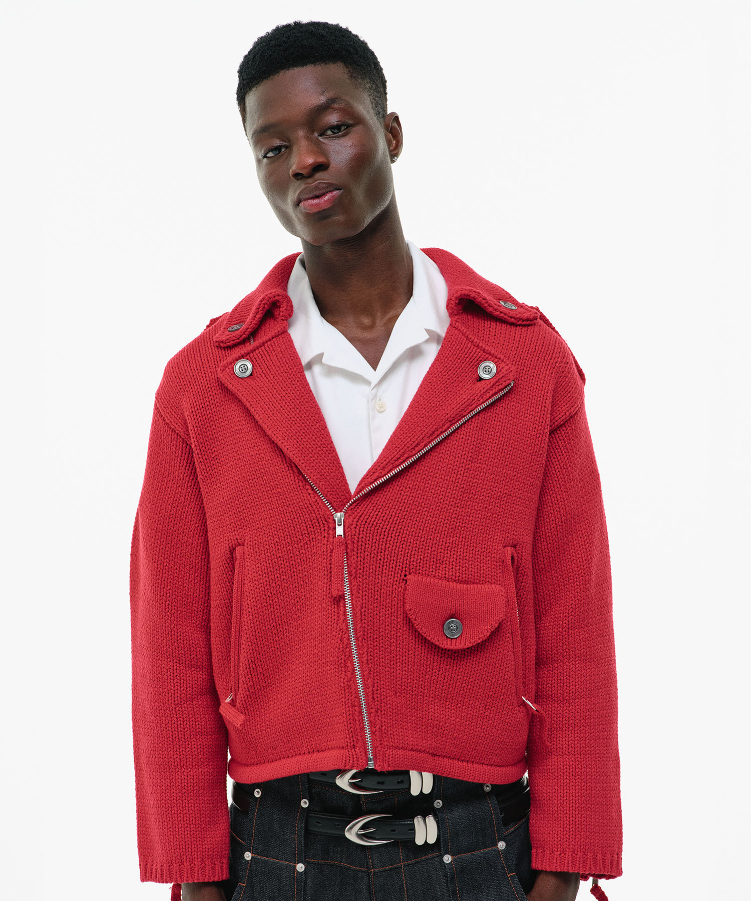 KNIT RIDER JACKET