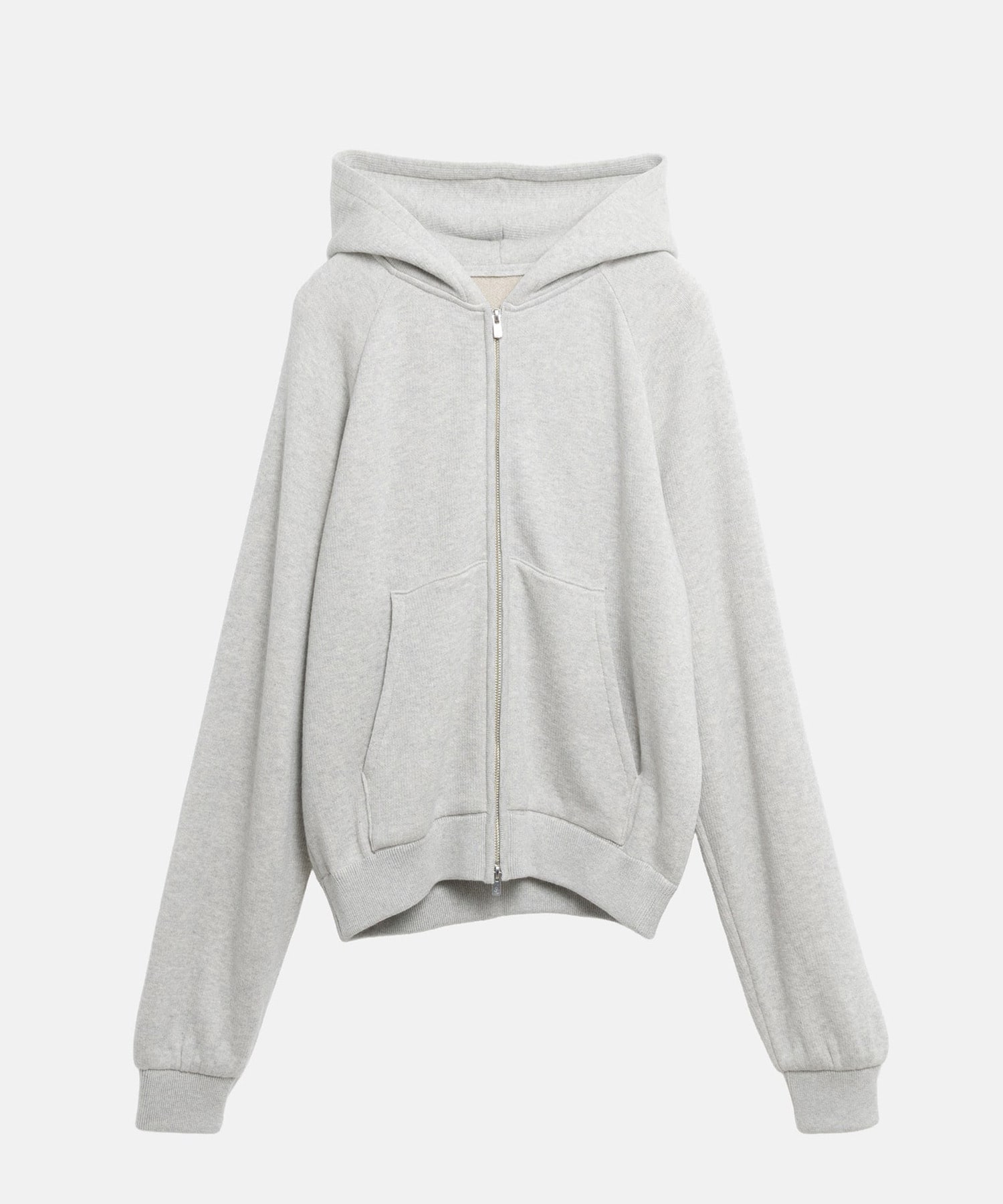 KNITTED ZIP HOODIE