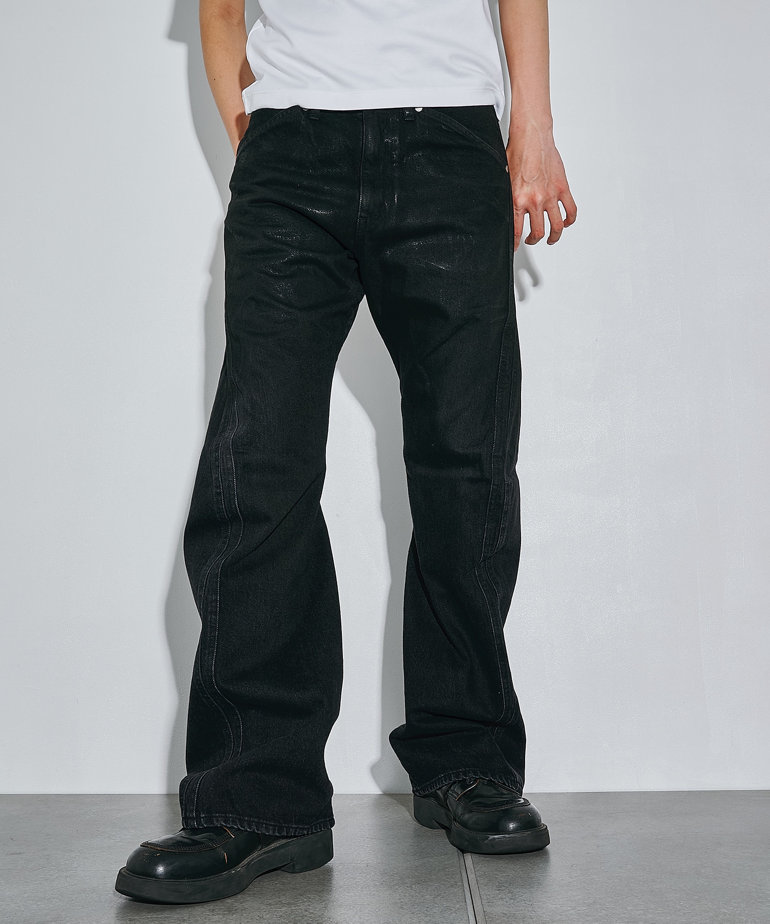 別注 COATING FADE TWIST JEANS