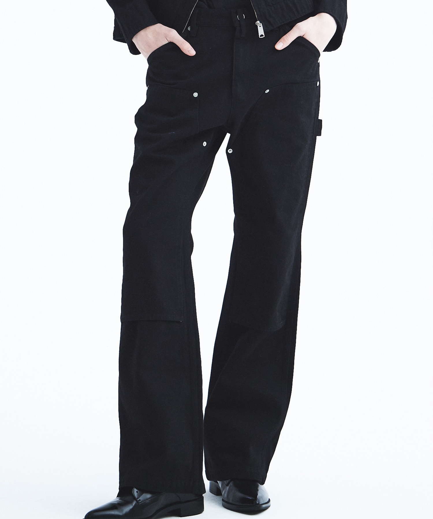Flare Vintage Wash Painter Chino Pants