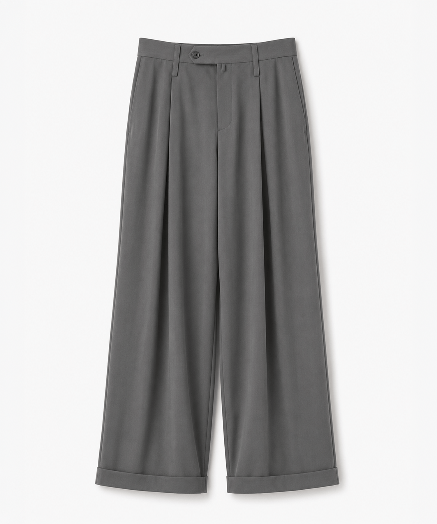 DOUBLE INVERTED TUCK TROUSERS