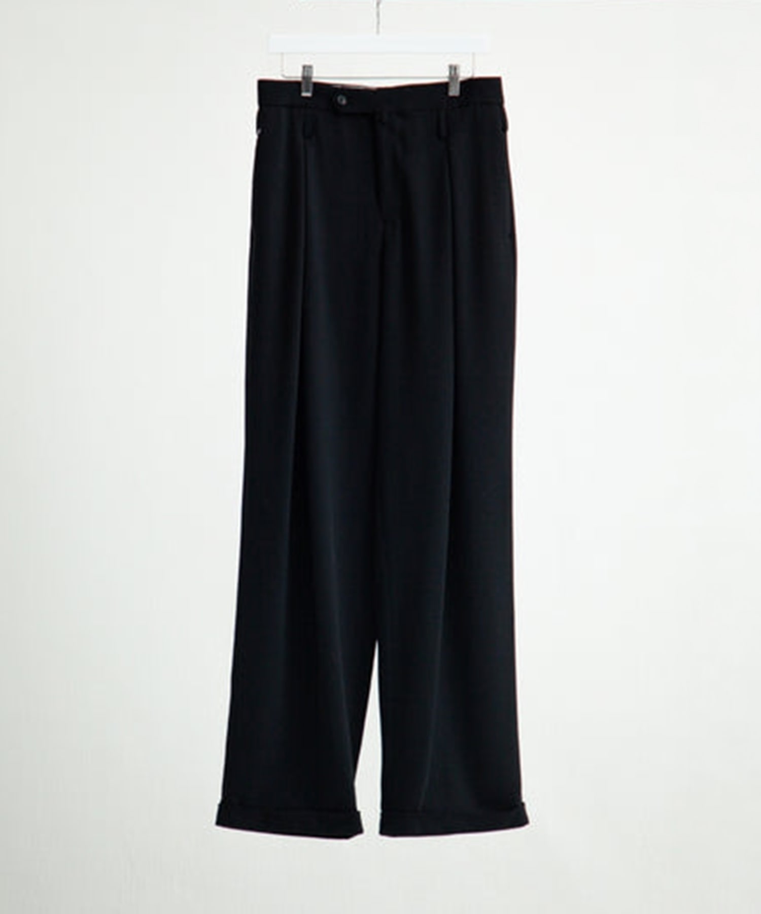DOUBLE INVERTED TUCK TROUSERS