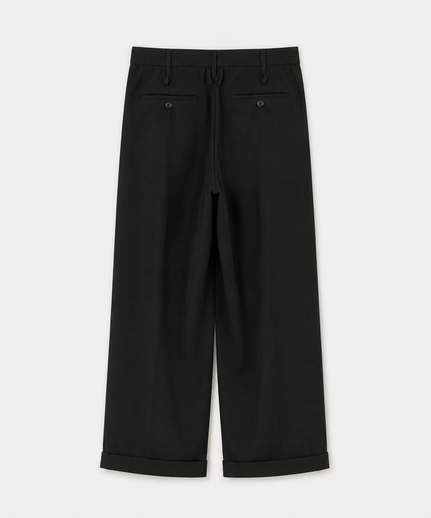 DOUBLE INVERTED TUCK TROUSERS