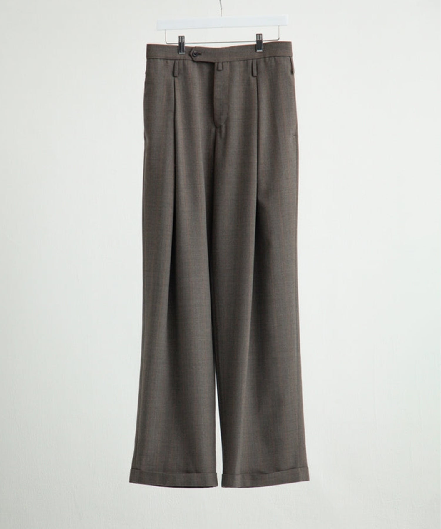 DOUBLE INVERTED TUCK TROUSERS