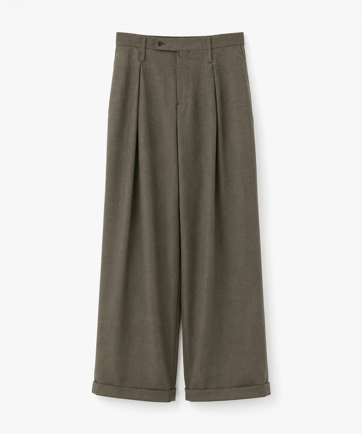 DOUBLE INVERTED TUCK TROUSERS