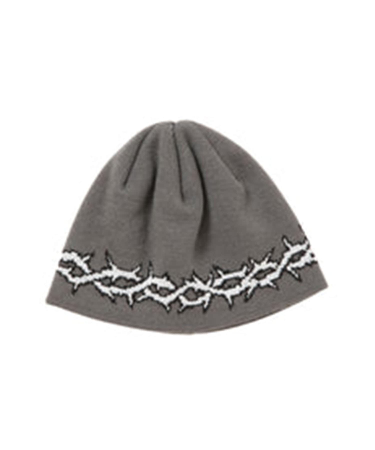 Jacquard Cuffless Beanie