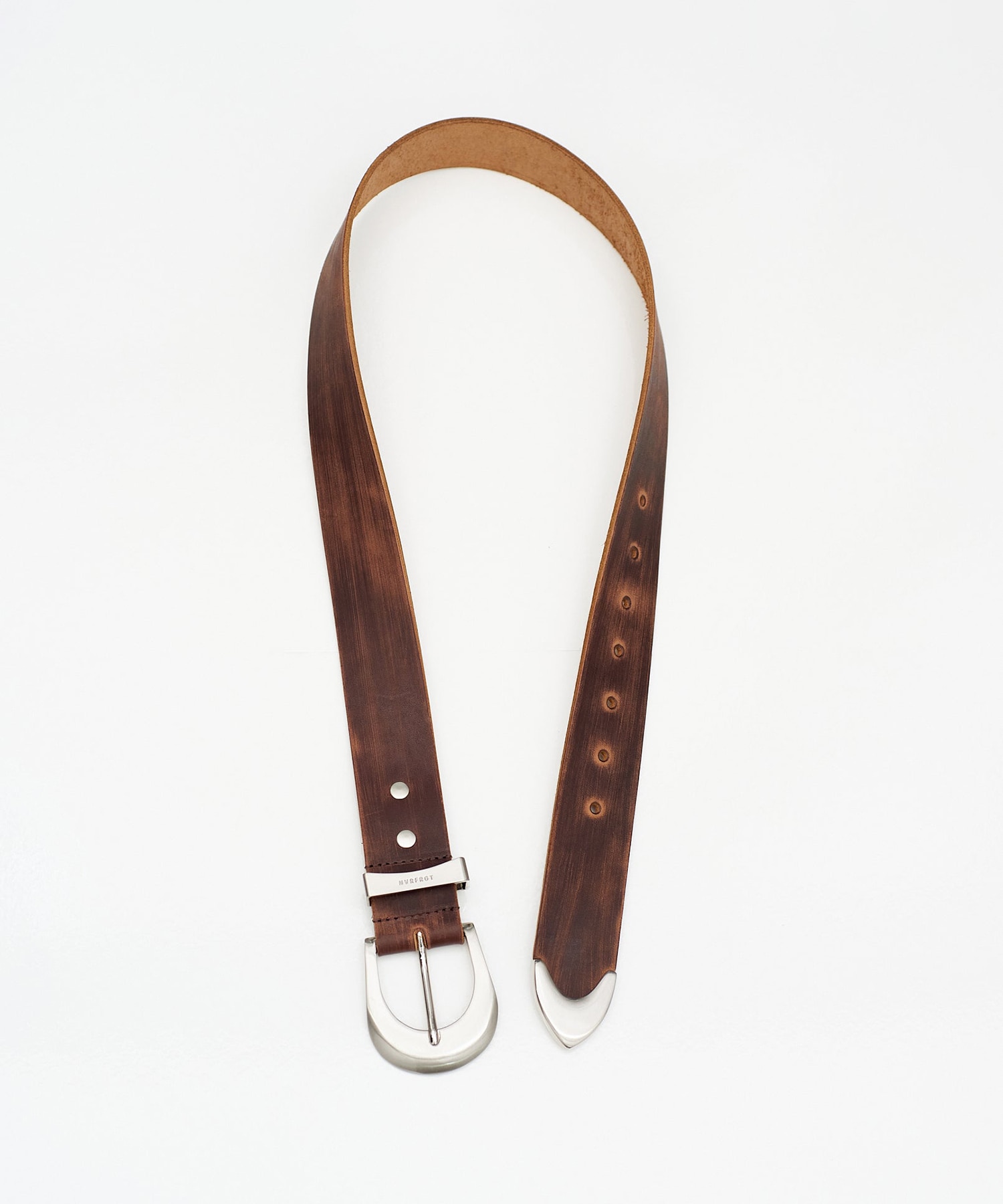 4C DISTRESSED LEATHER BELT