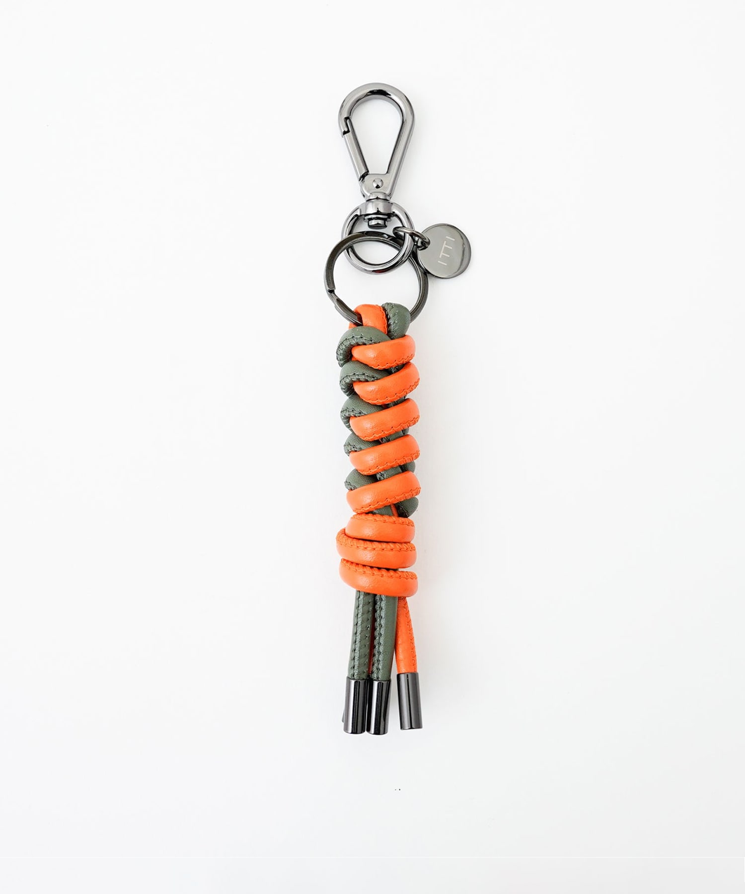 CRISTY TWO CODE SNAKE KNOT CHARM