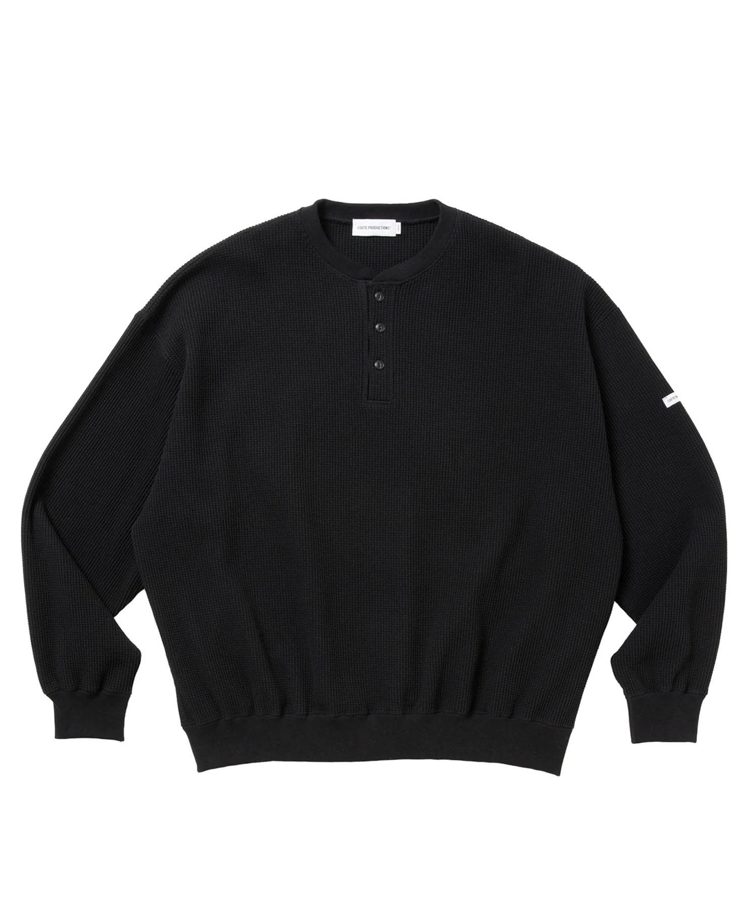 N/C Waffle Henley Sweatshirt