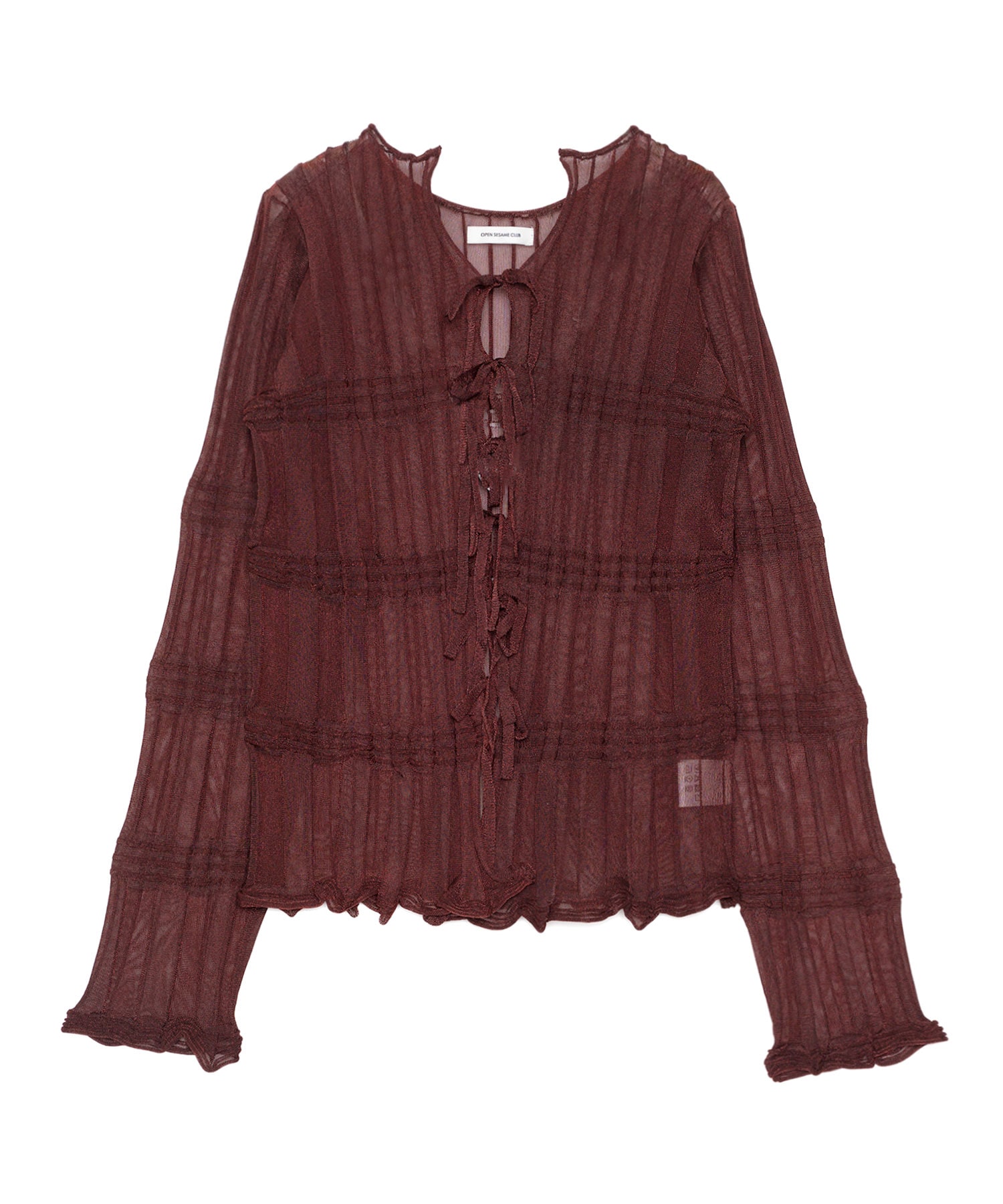 sheer flow cardigan