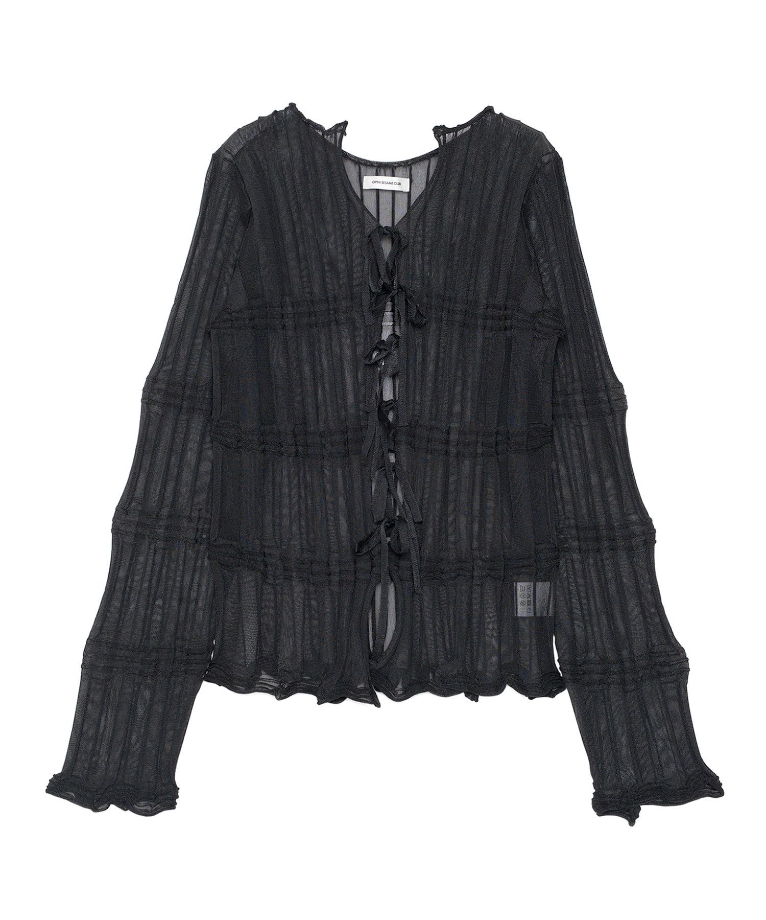 sheer flow cardigan