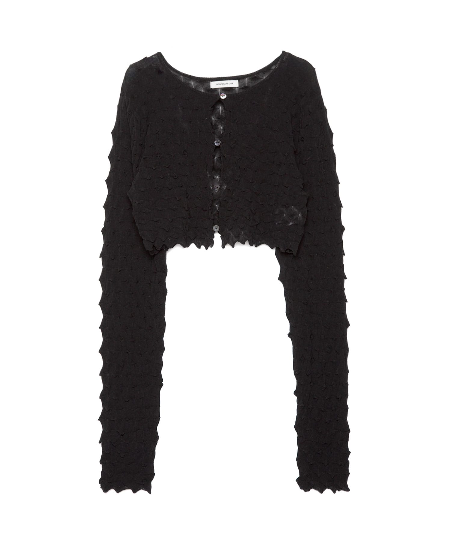 ice cotton short cardigan