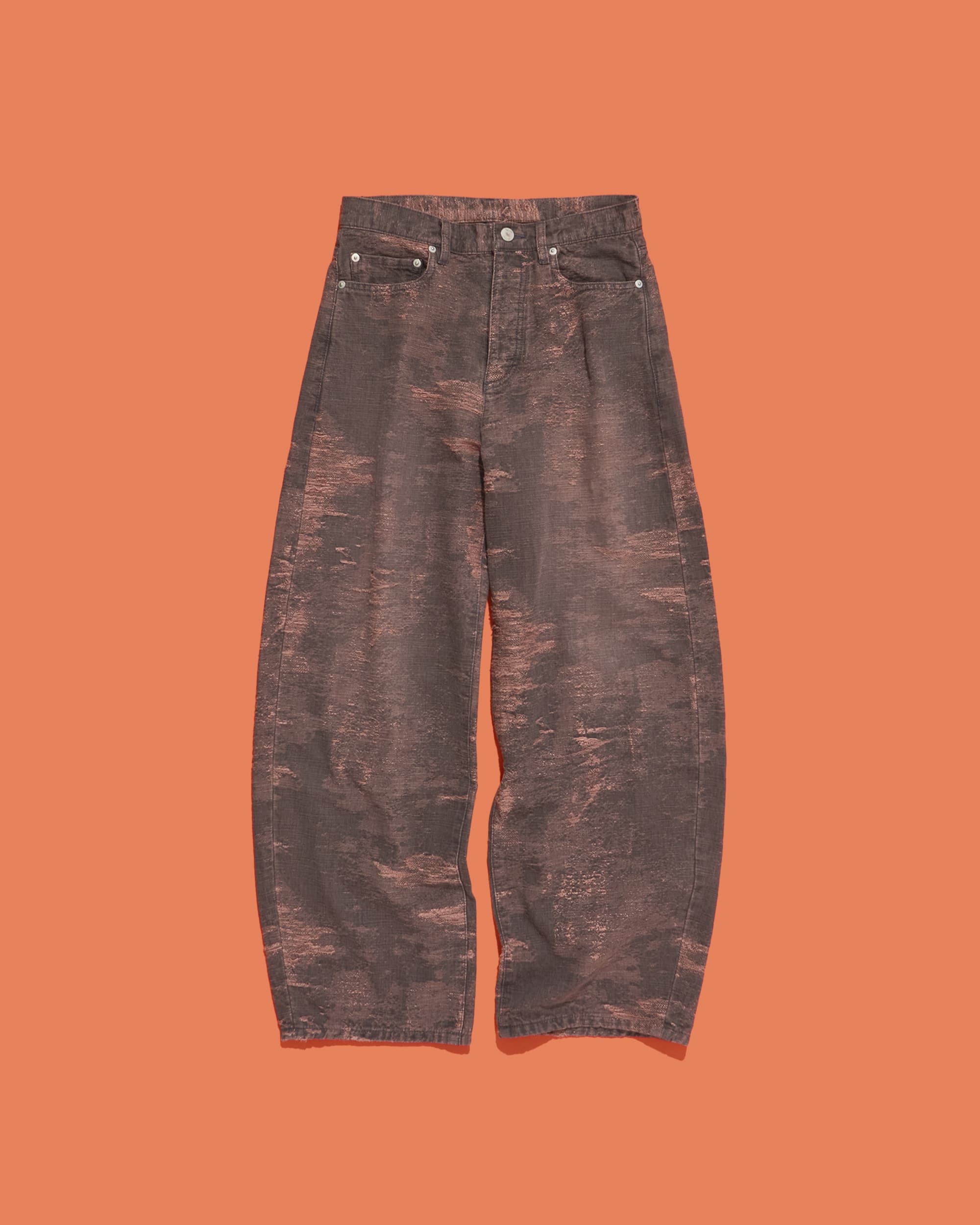 別注TAAKK DENIM CURVELEGPANTS