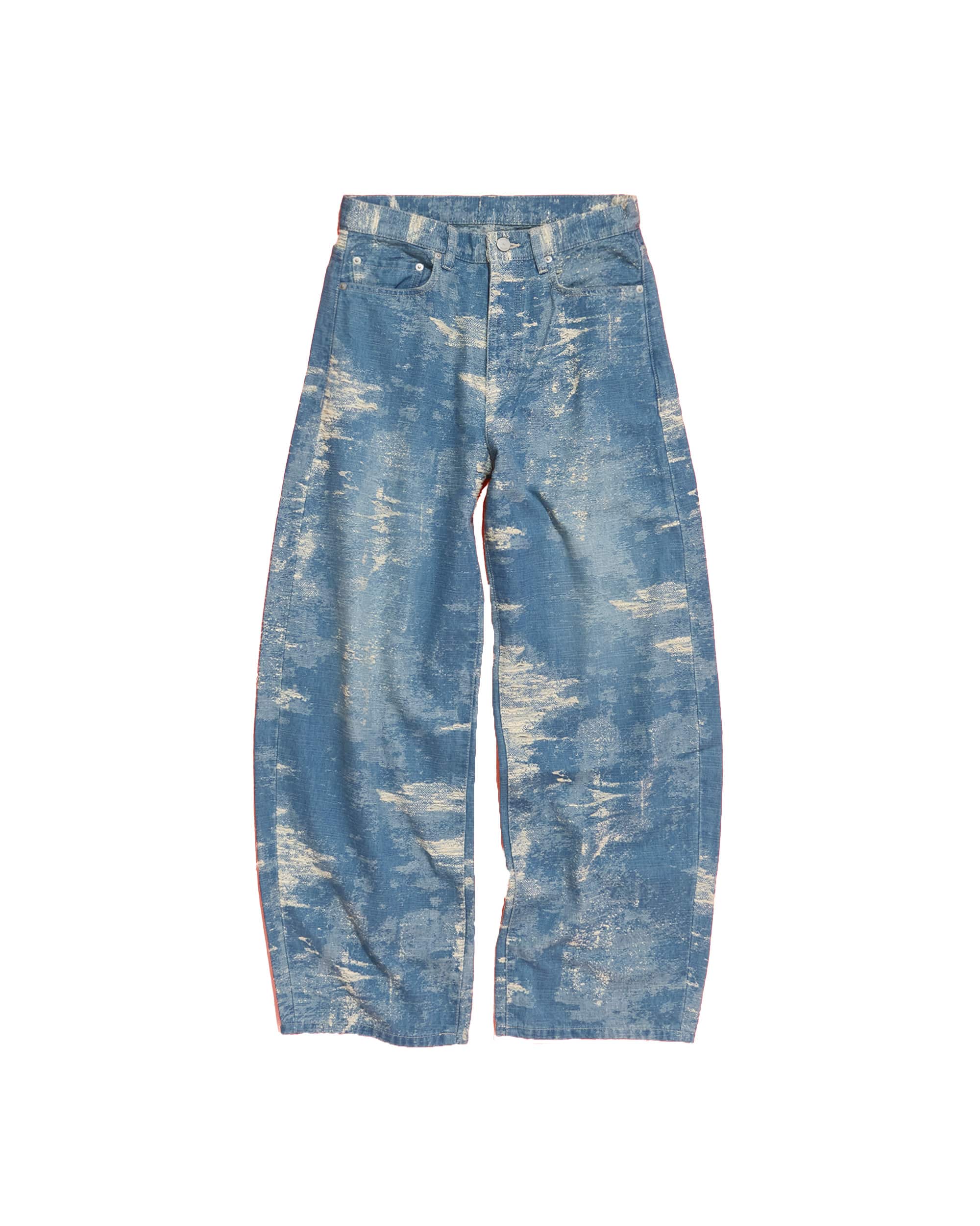 別注TAAKK DENIM CURVELEGPANTS