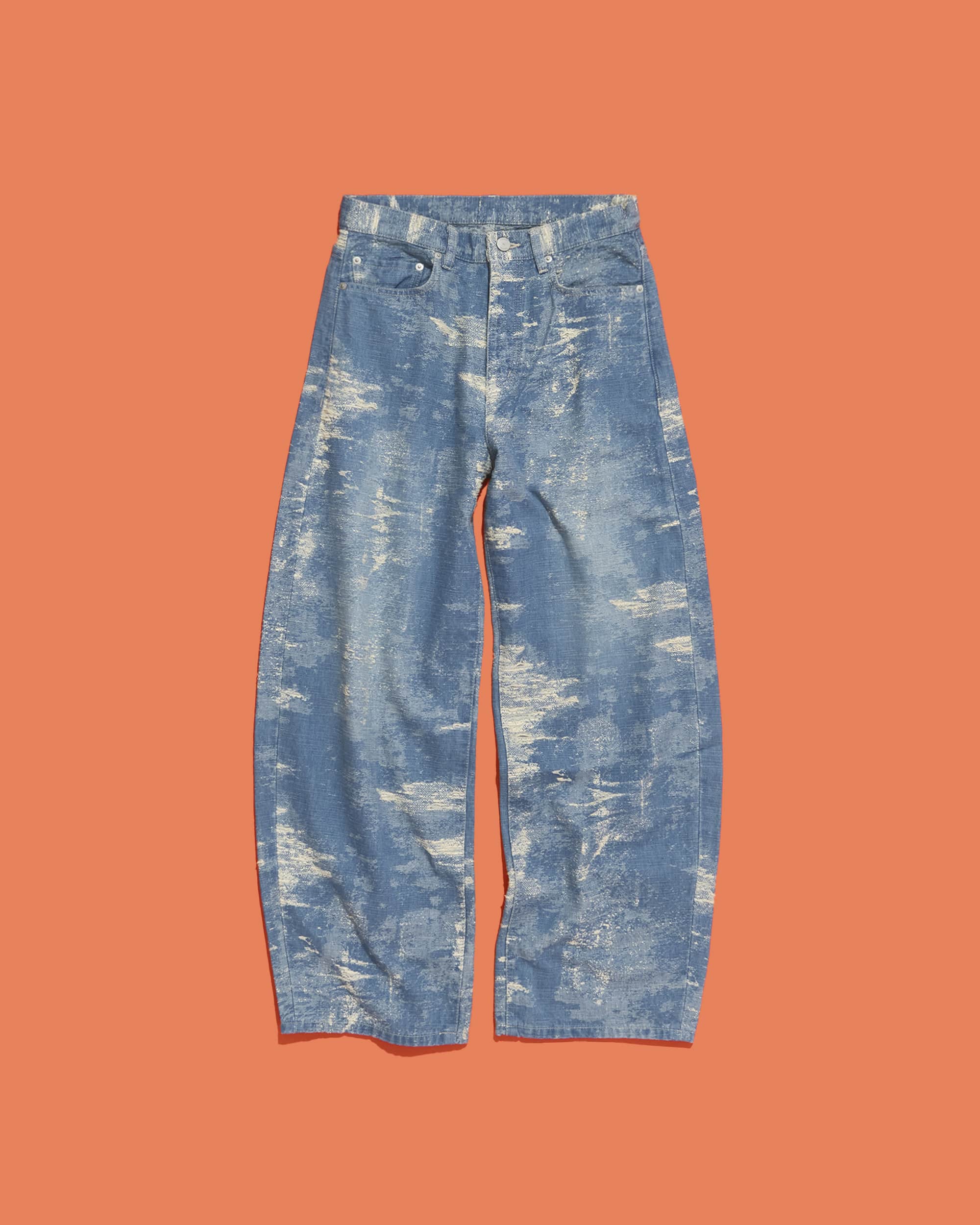 別注TAAKK DENIM CURVELEGPANTS
