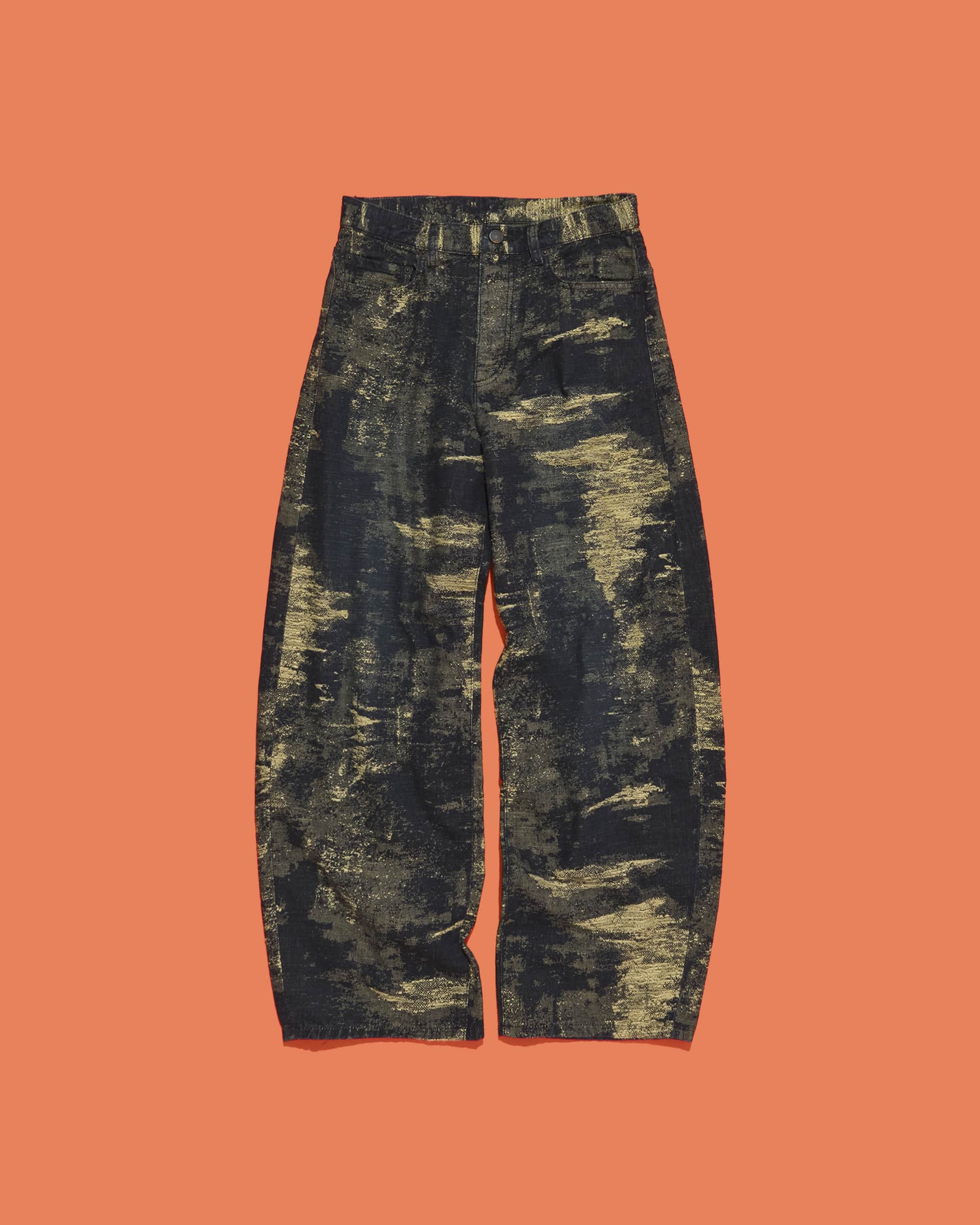 別注TAAKK DENIM CURVELEGPANTS