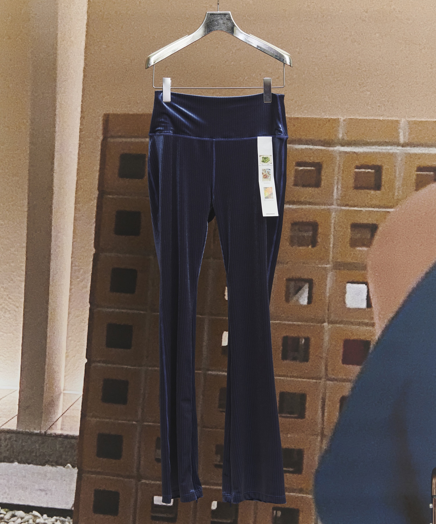 FLEX VELVET ZIPPER LEGGINGS