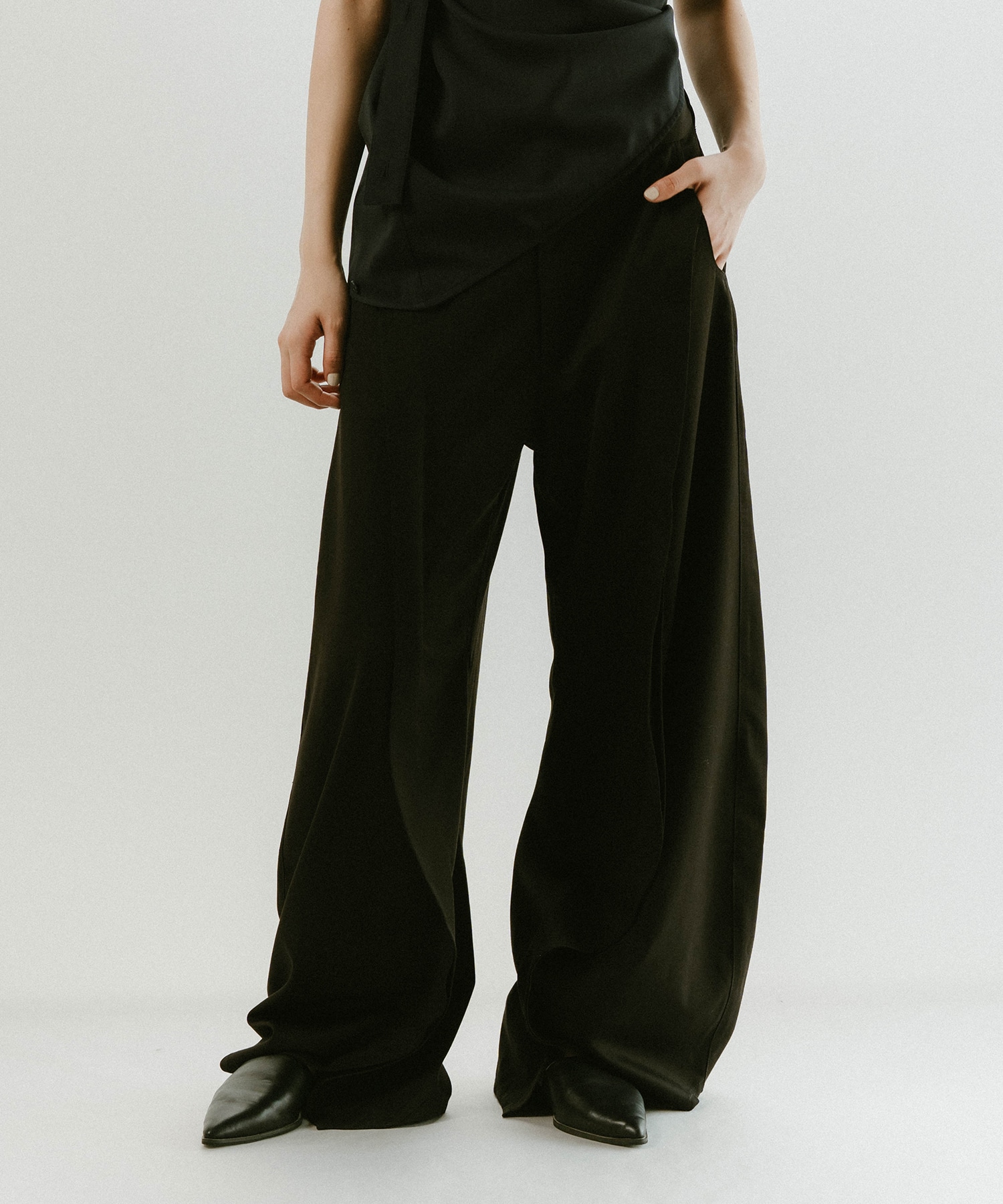 slit deformed pants(unisex)