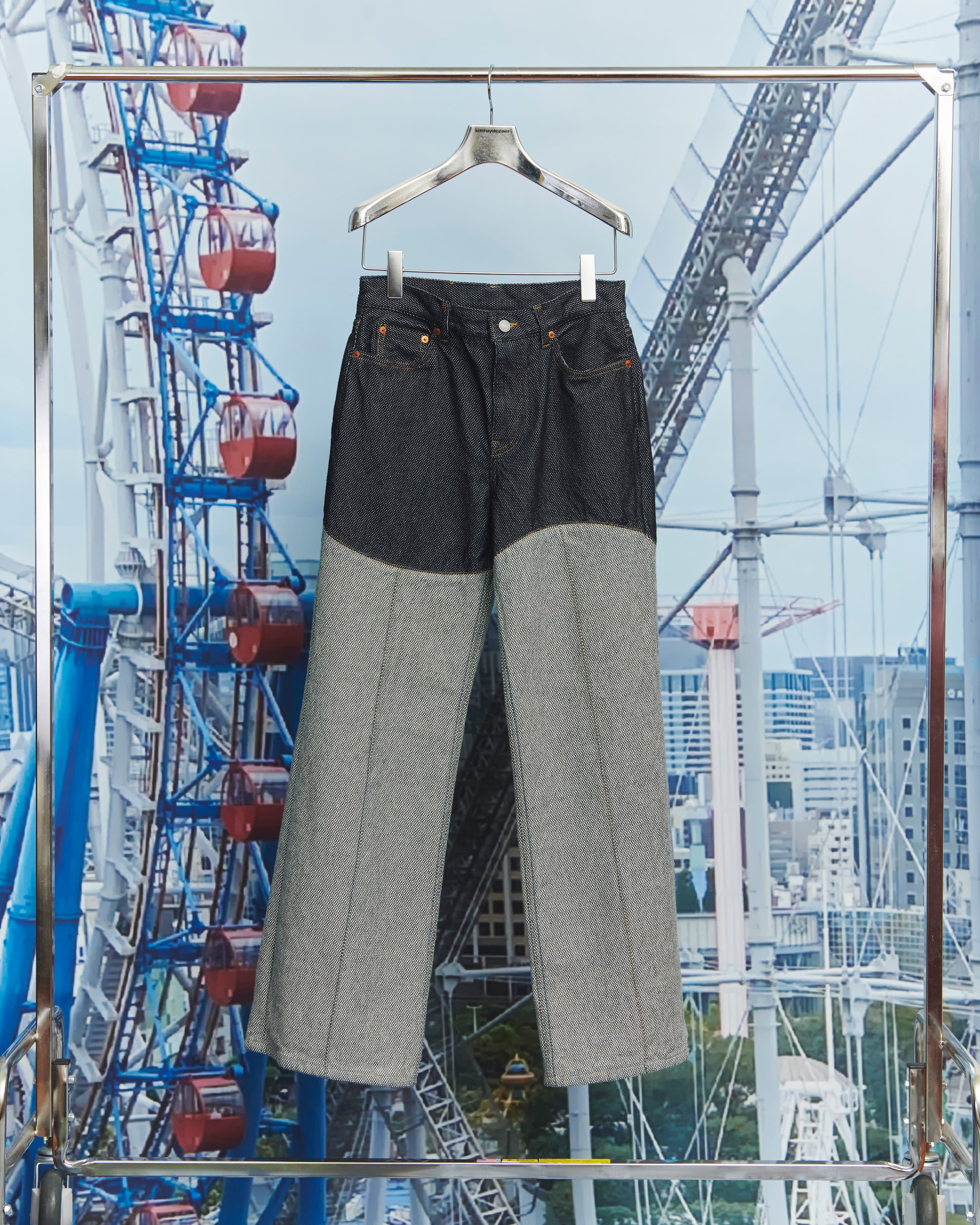 WAVE PANELLED PANTS