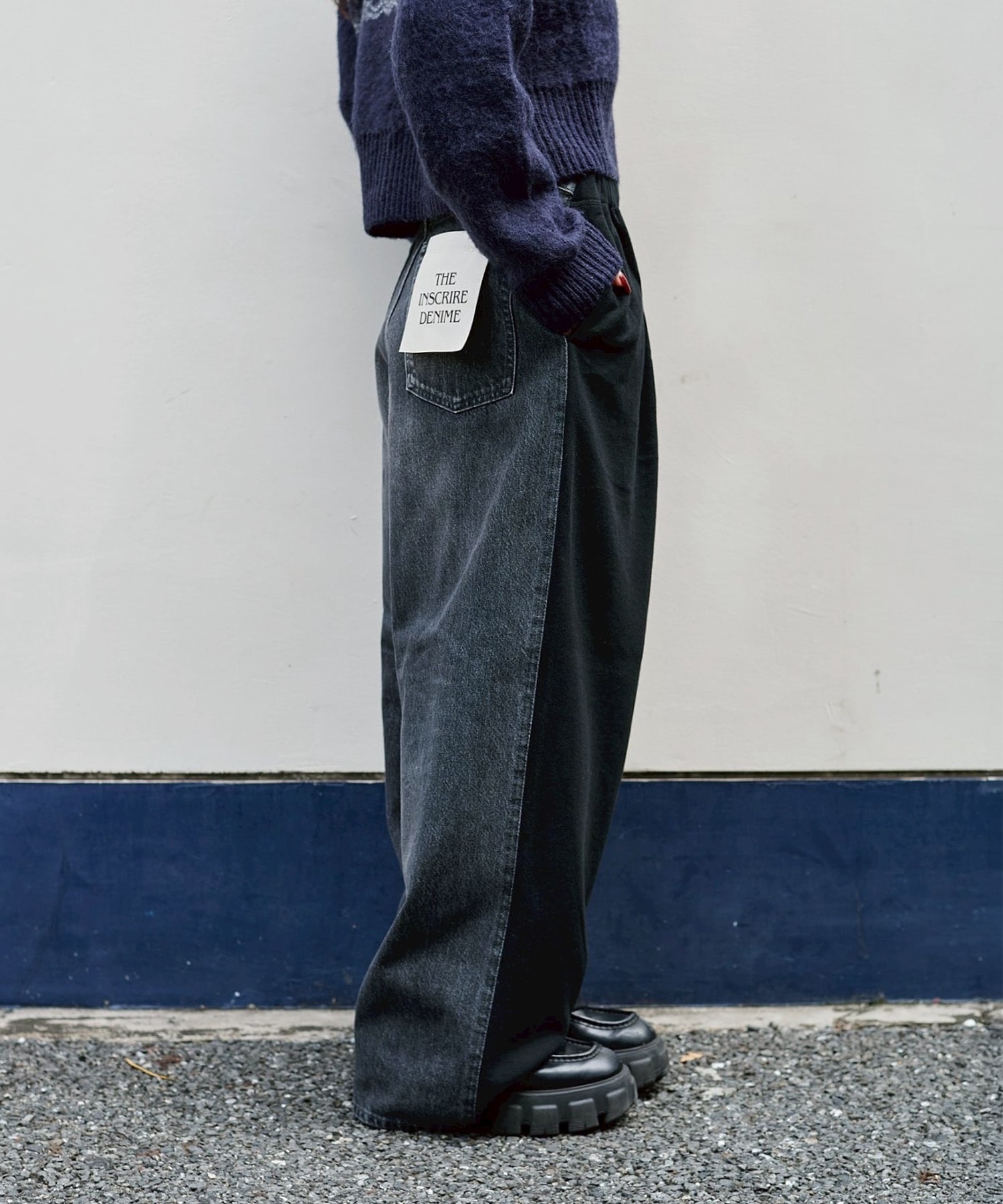 Hybride Sweat Denim Pants