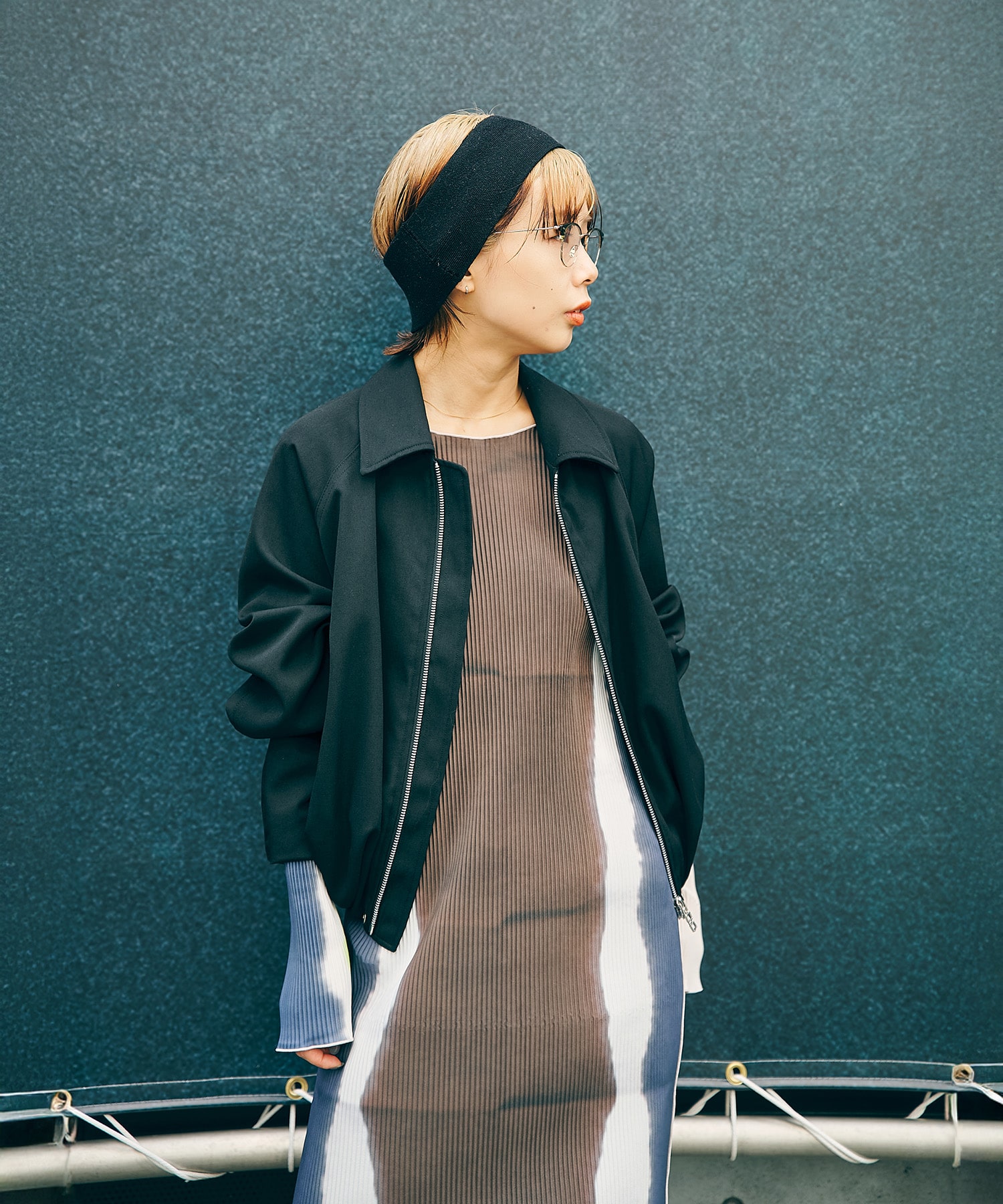 BALLOON ZIP UP JACKET