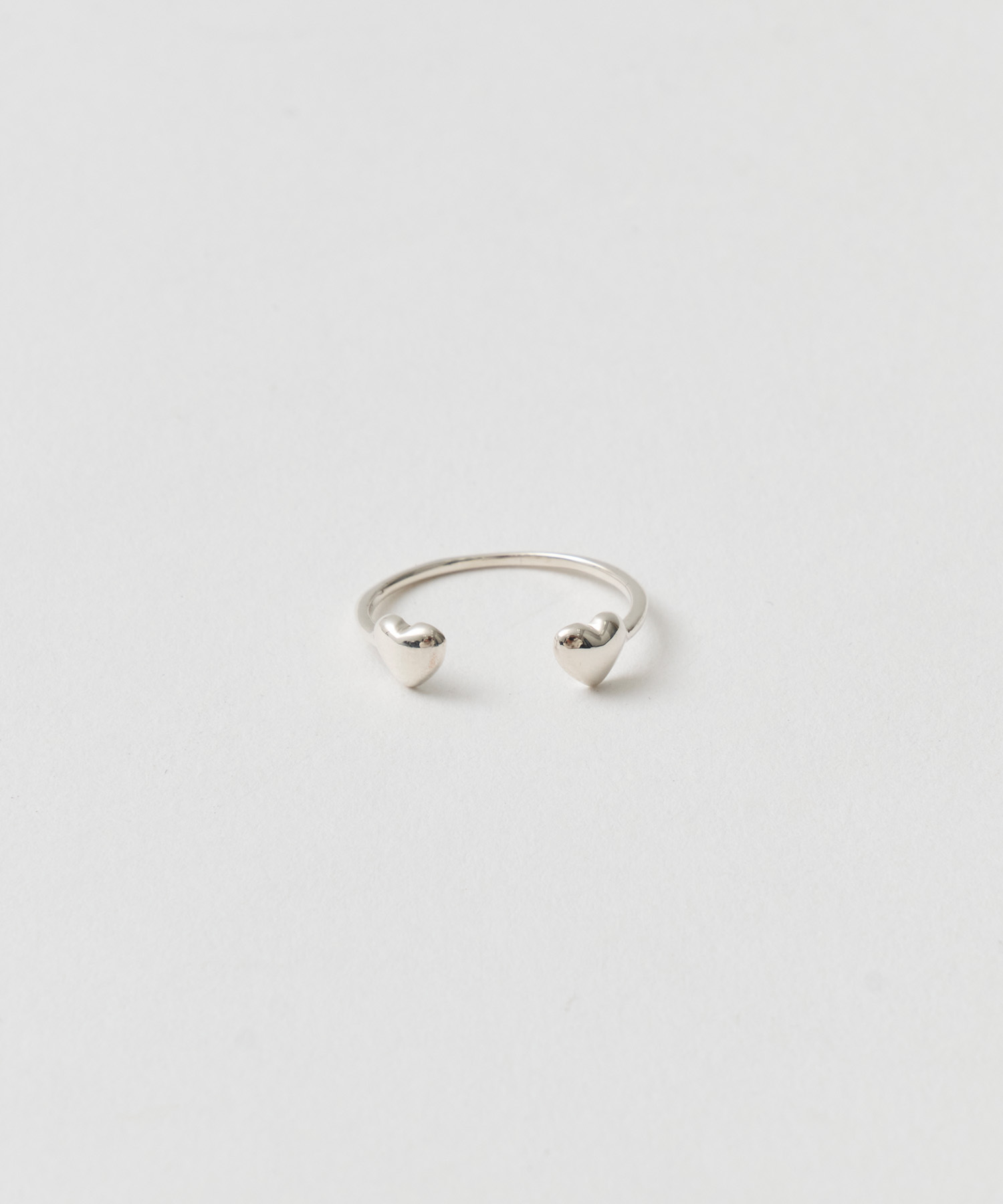 Petit heart pinky ring (silver925)