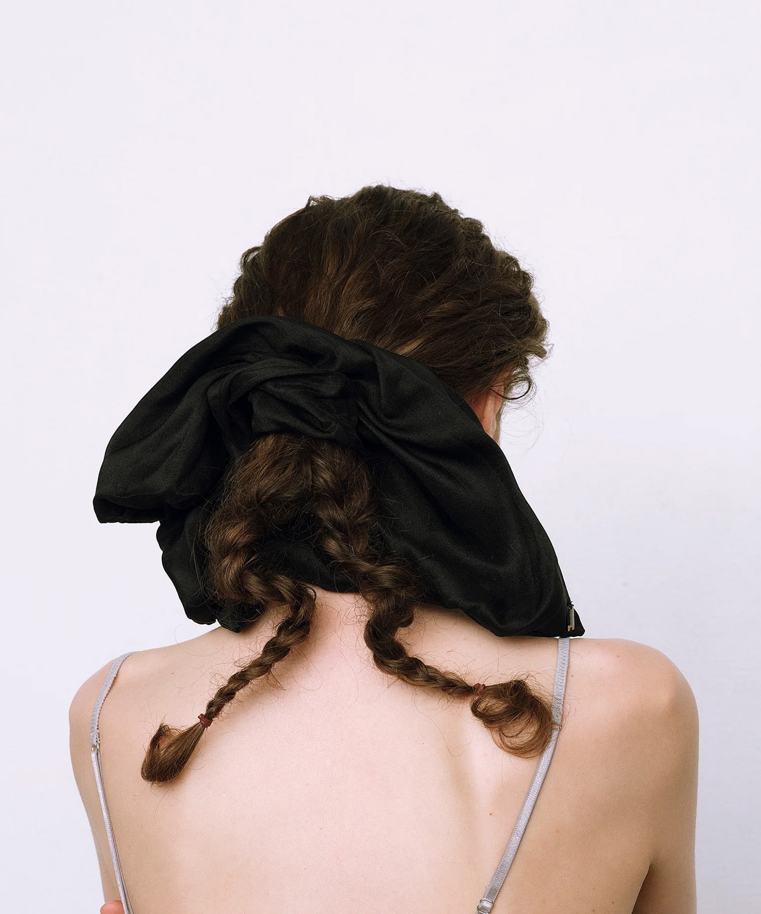 Silk Square  Large Scrunchie