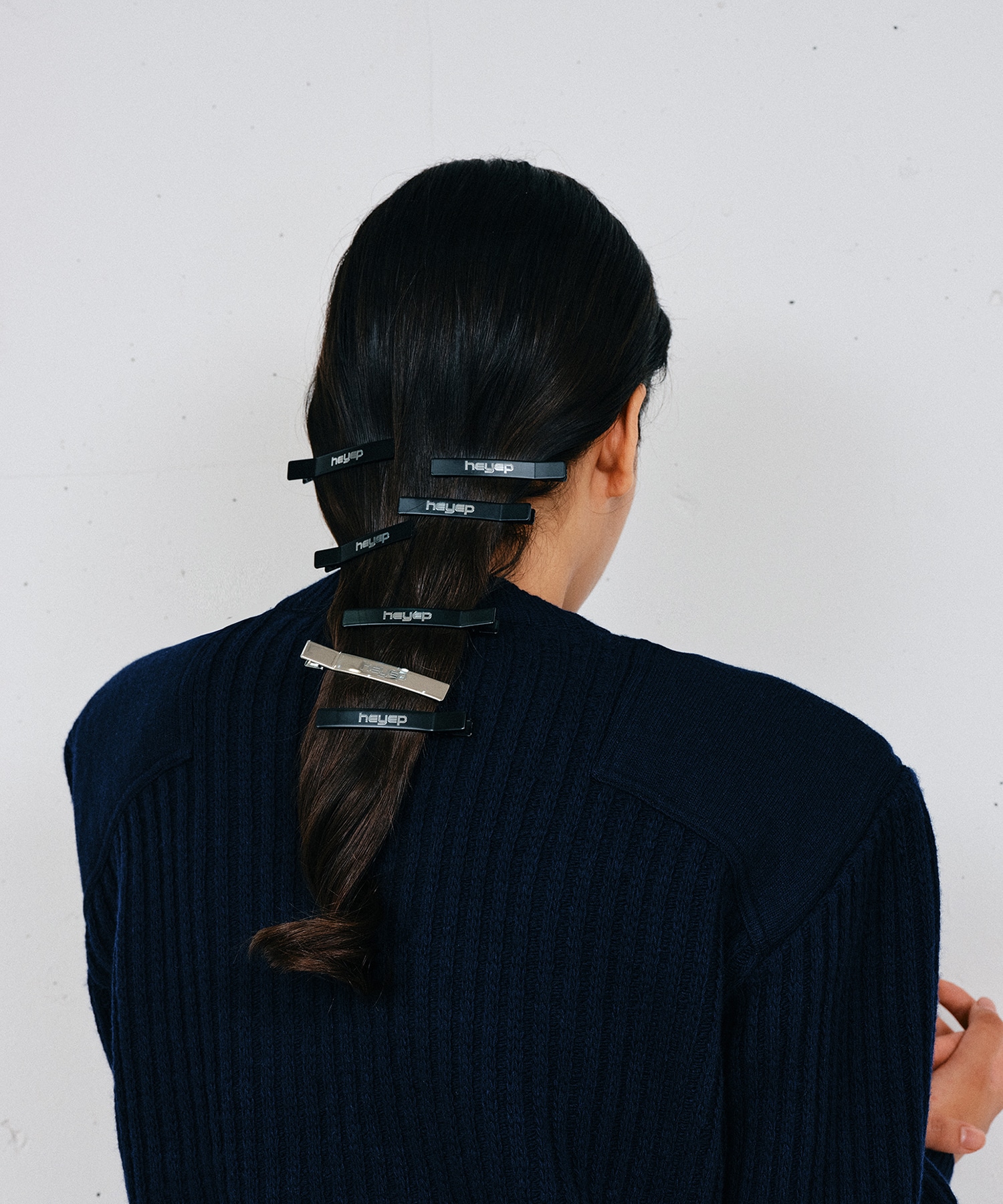 New Logo Hair Clips - 4 Piece Set