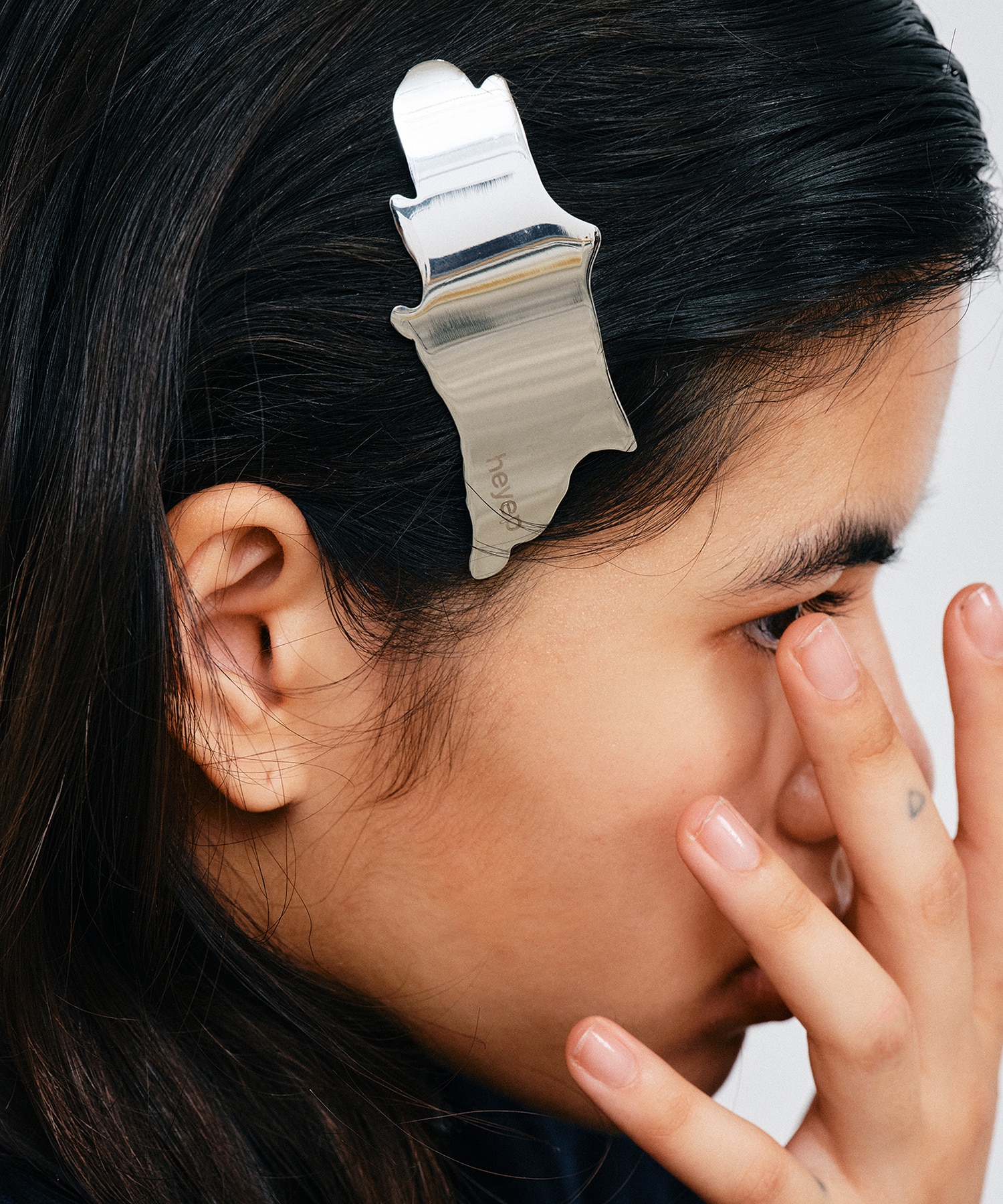 Melted Metal Barrette