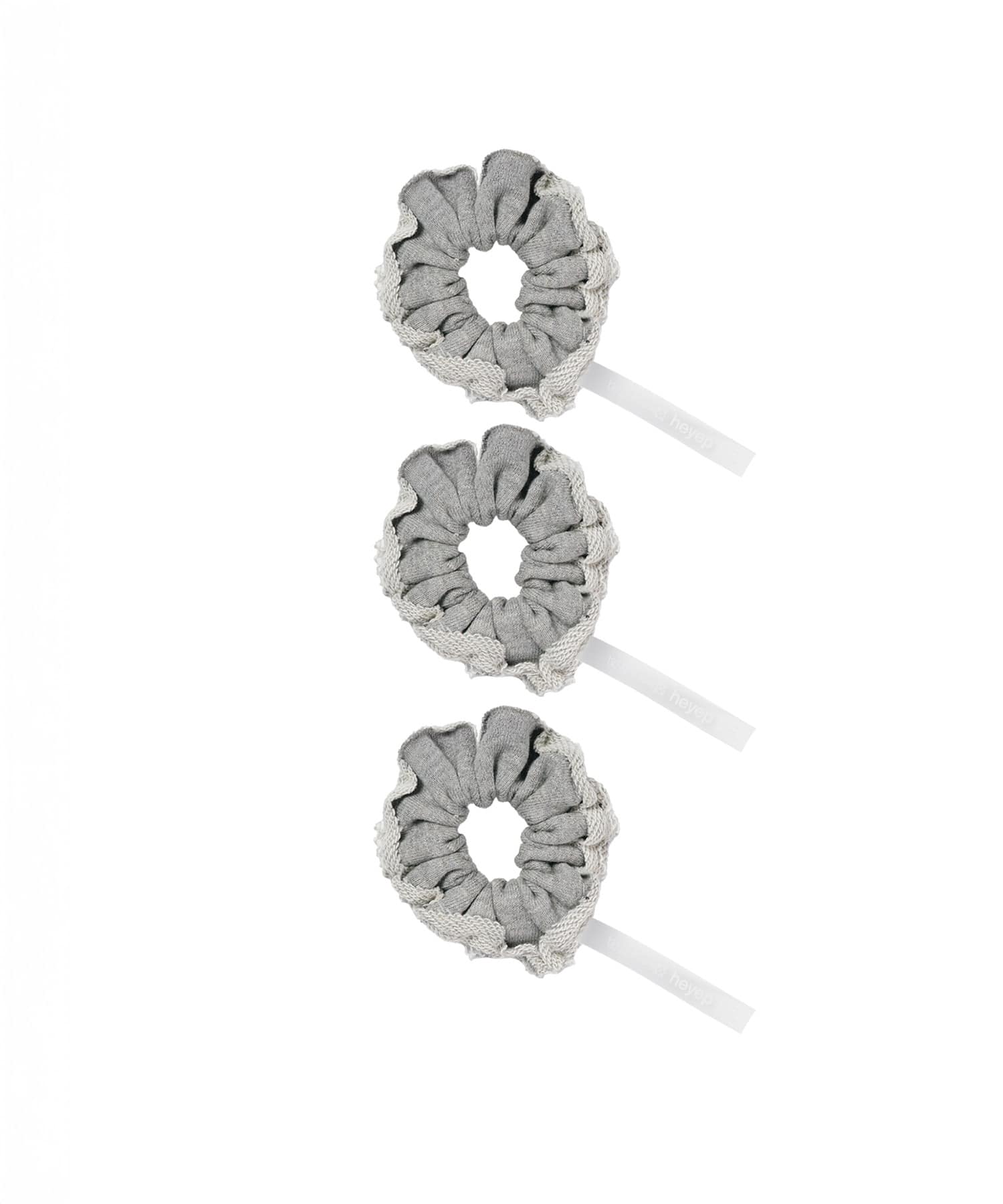 Sweat Fabric Scrunchie - Small- 3 Piece Set