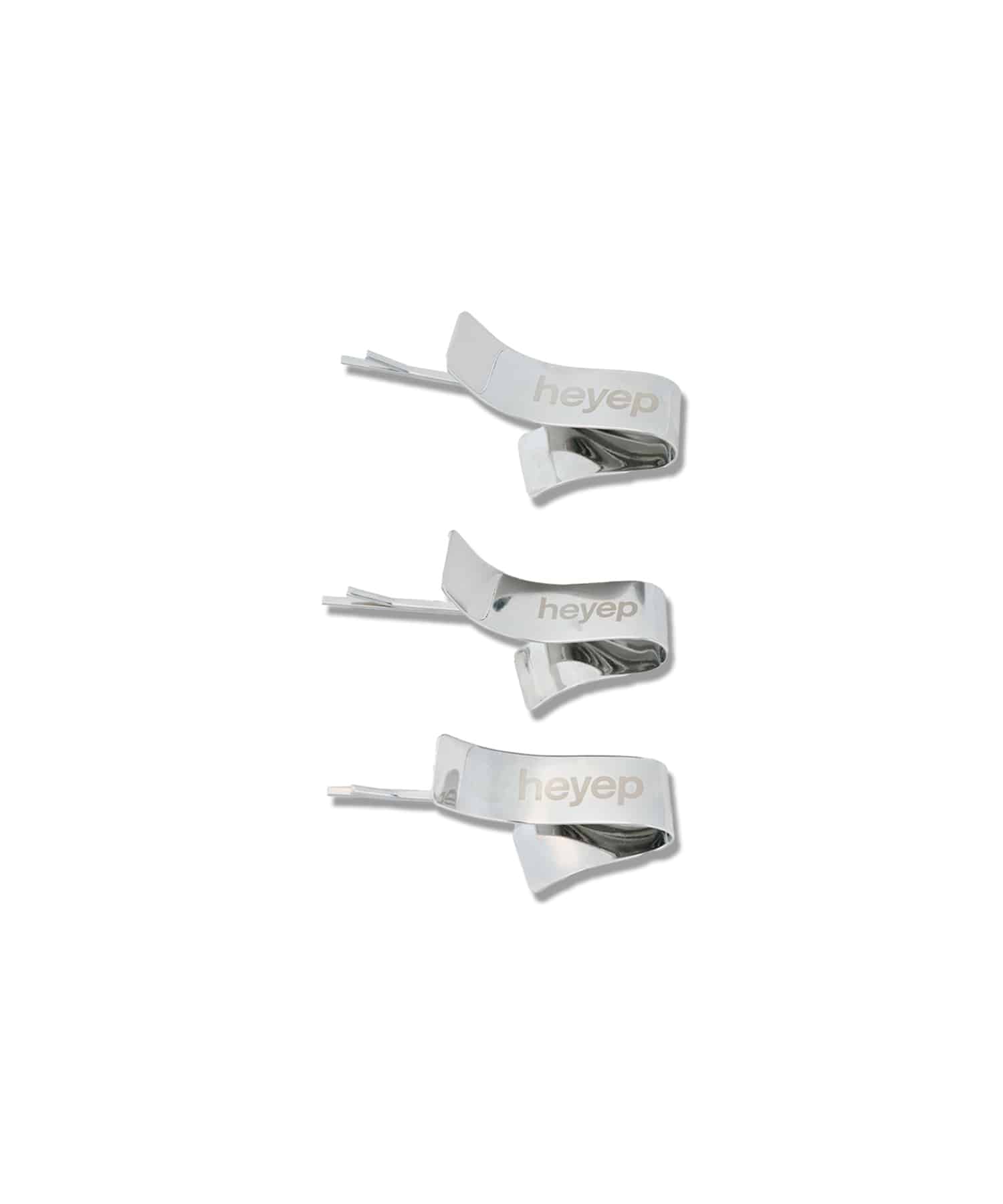 Bent Metal Logo Hairpins 3 -Piece Set