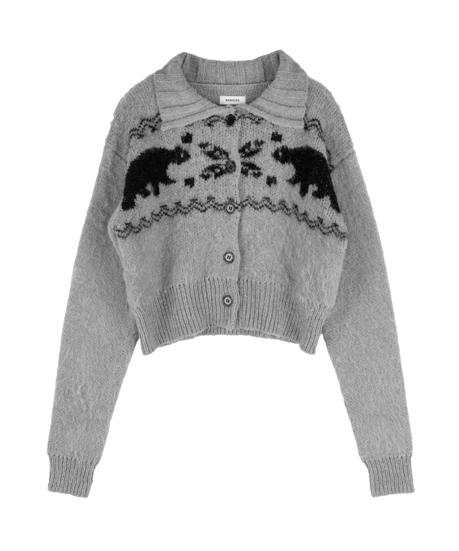 Heart Nordic Short Cardigan