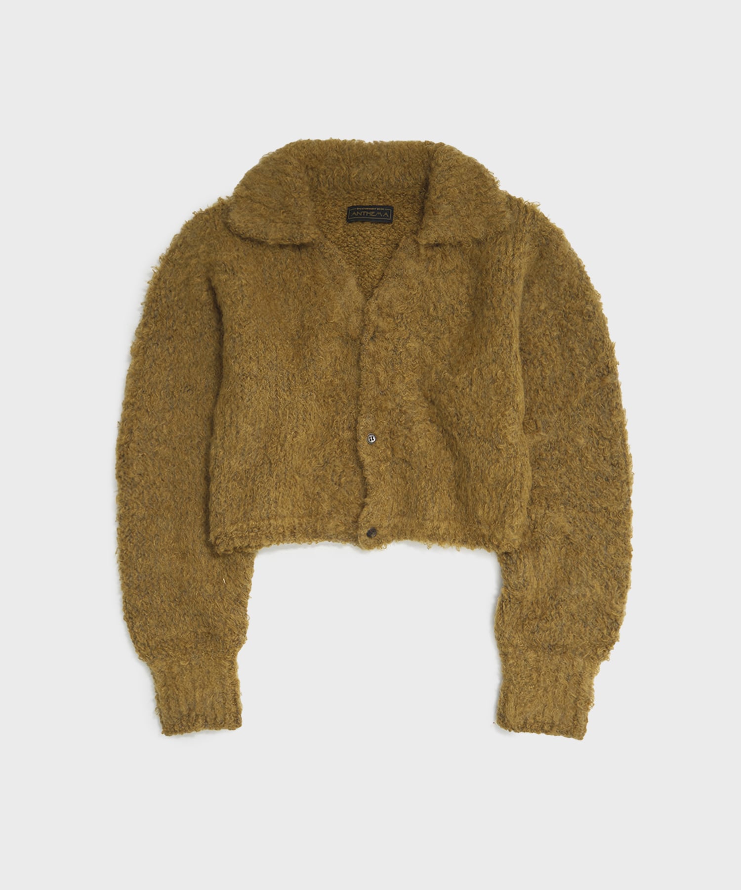 MIX FUR MOLE KNIT SKIPPER CARDIGAN