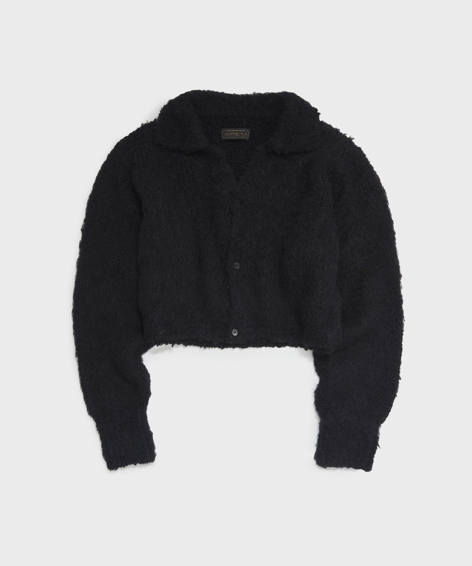 MIX FUR MOLE KNIT SKIPPER CARDIGAN