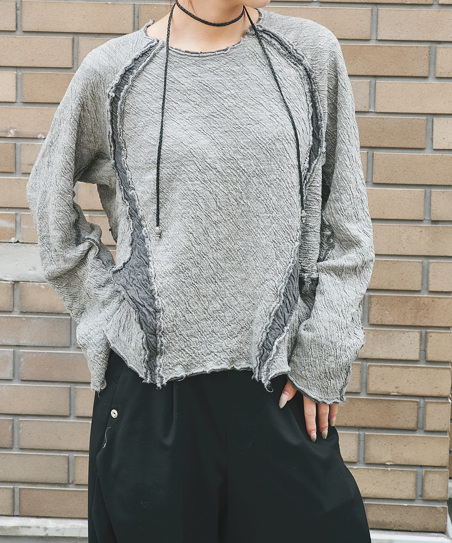 別注PANELED LONG SLEEVE