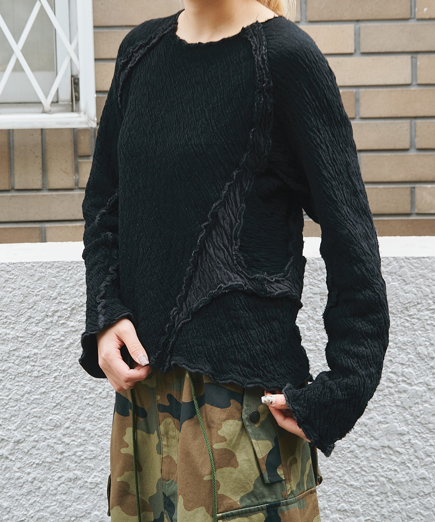 別注PANELED LONG SLEEVE