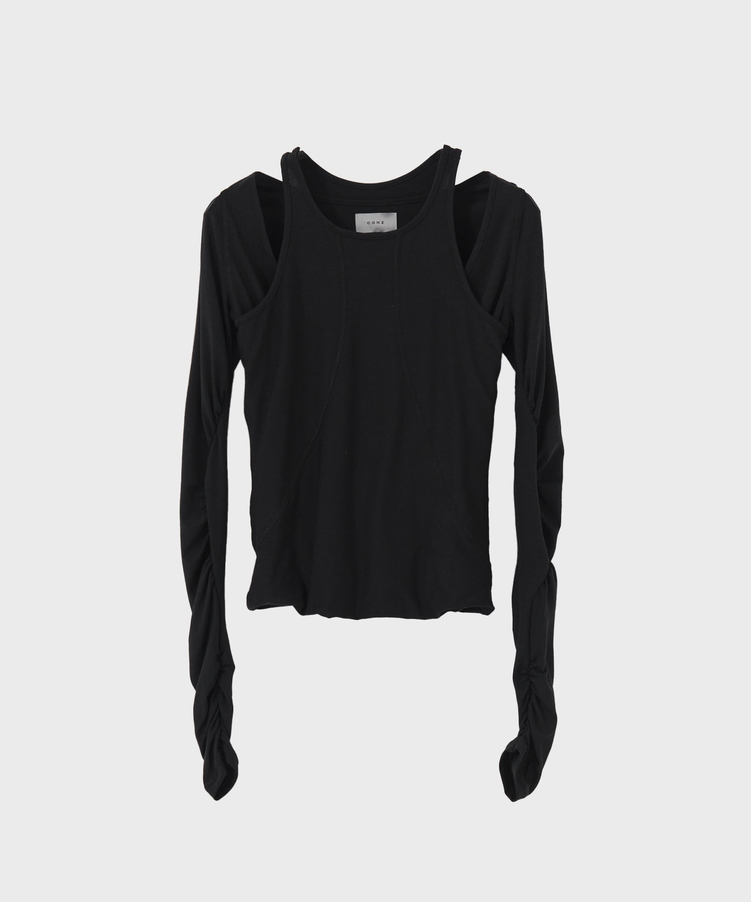 layered long sleeve top