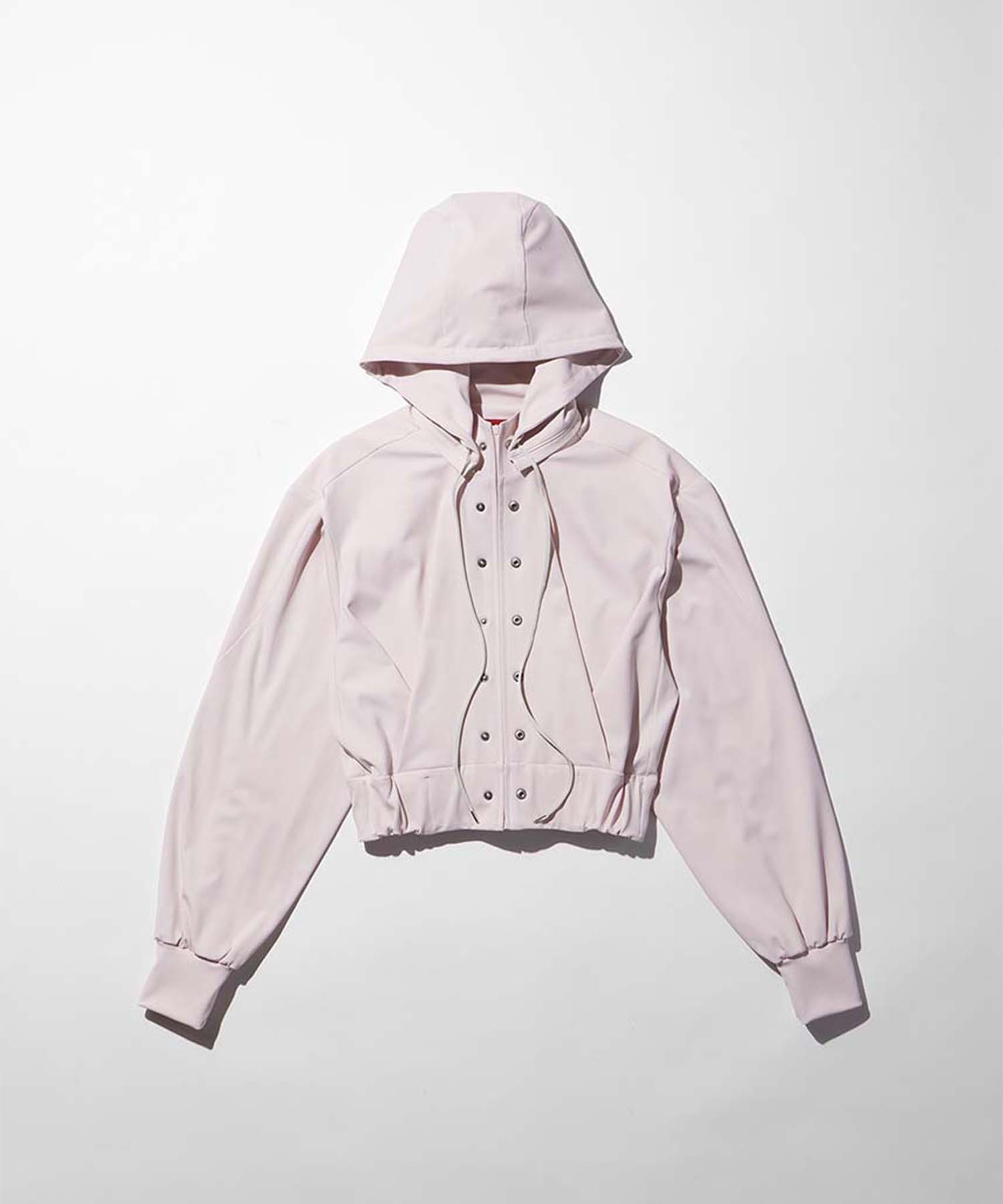 reversible structured zip hoodie