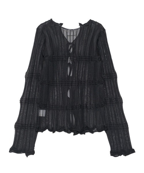 sheer flow cardigan