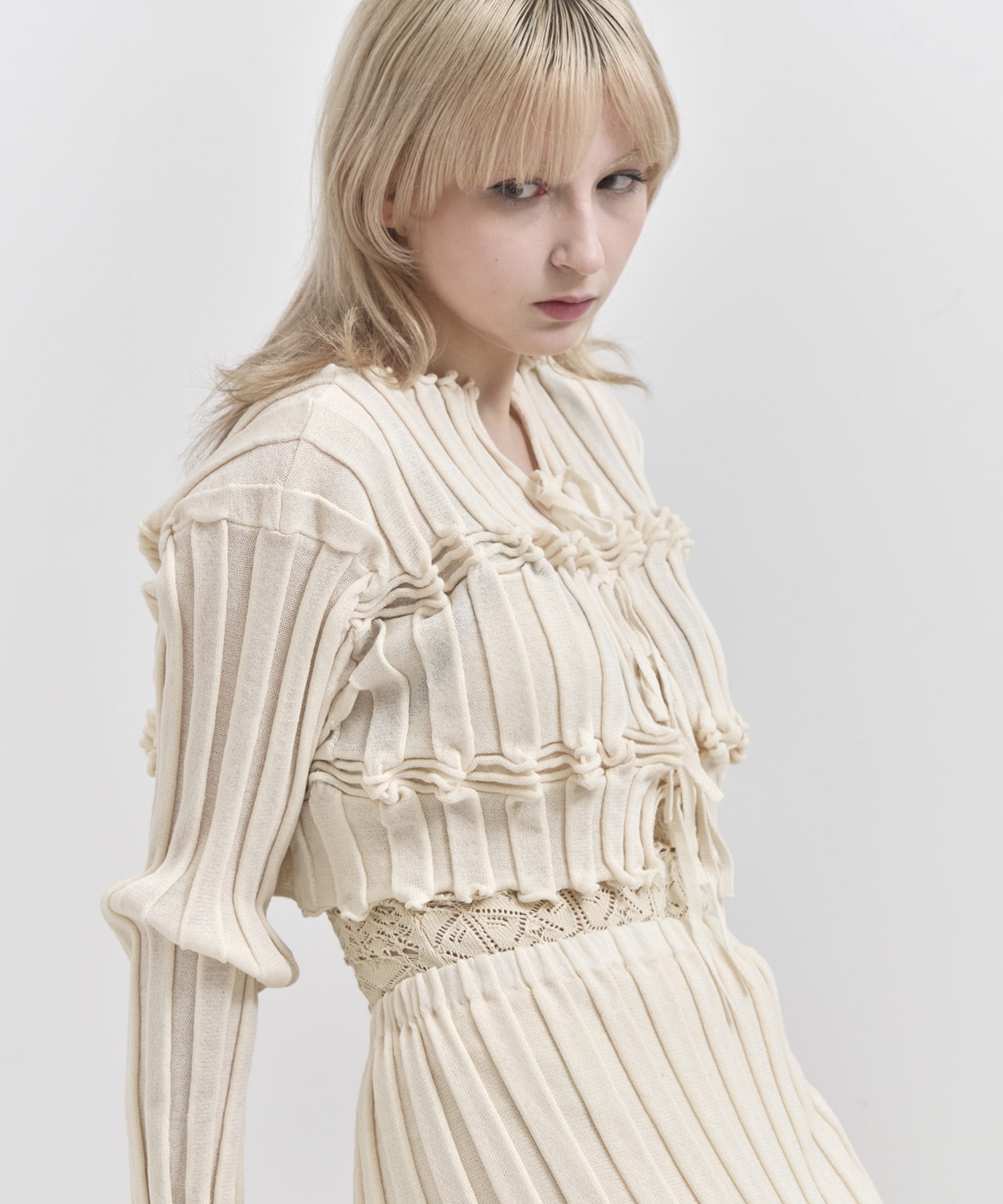 flow  short cardigan