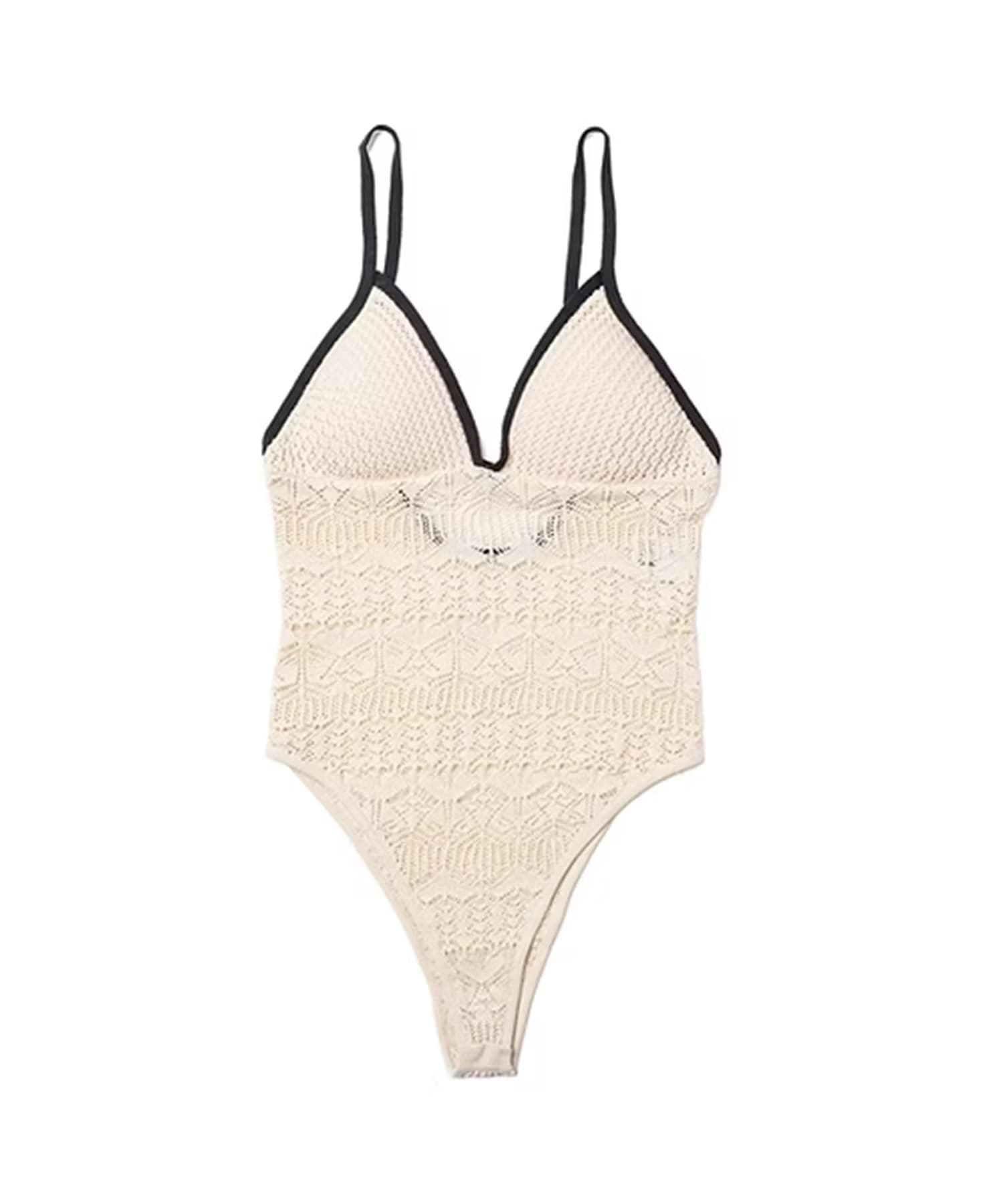 openwork bodysuit