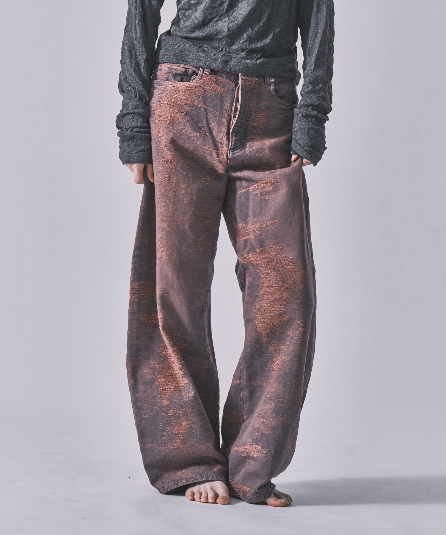 別注 DENIM CURVELEGPANTS