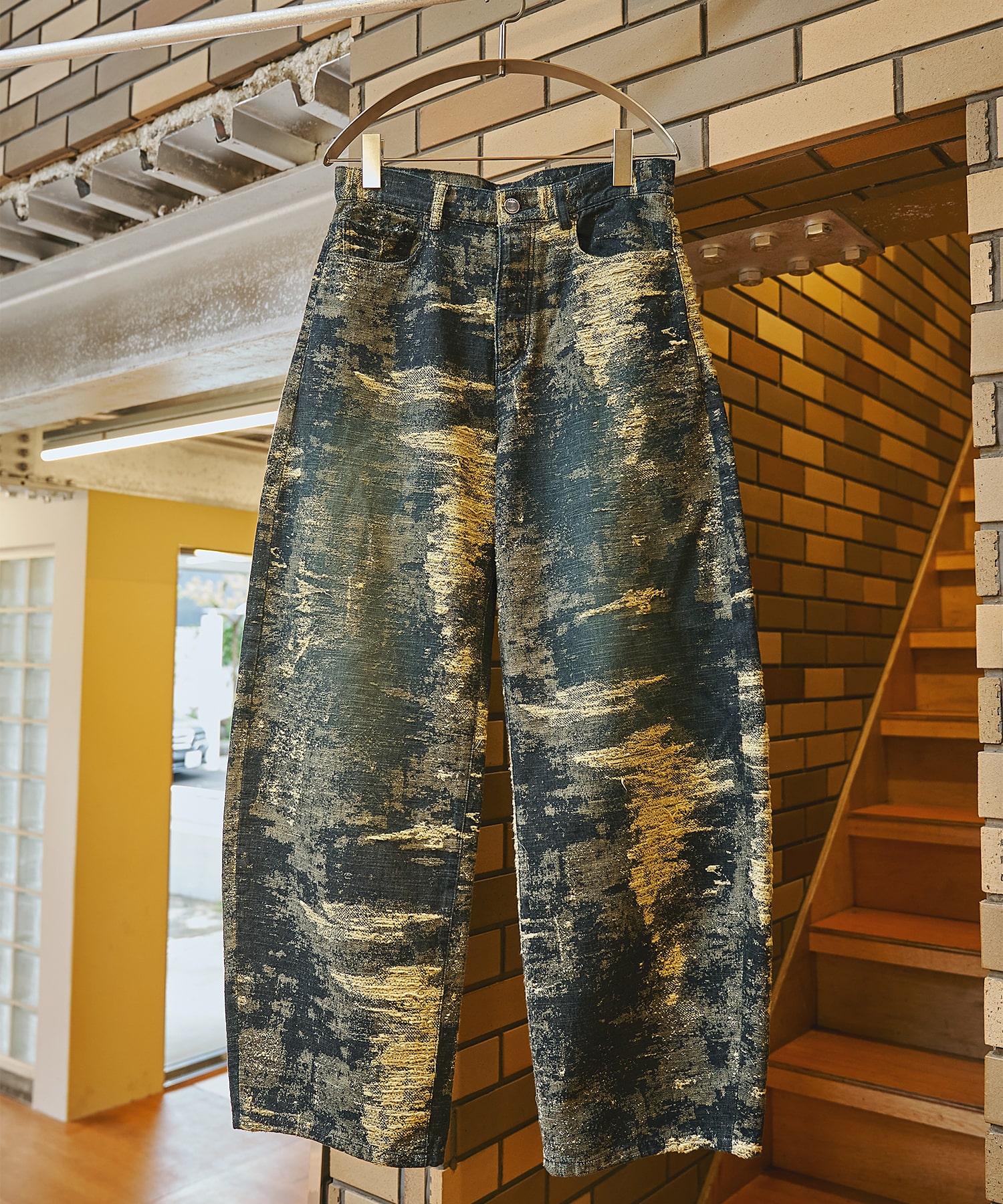 別注 DENIM CURVELEGPANTS