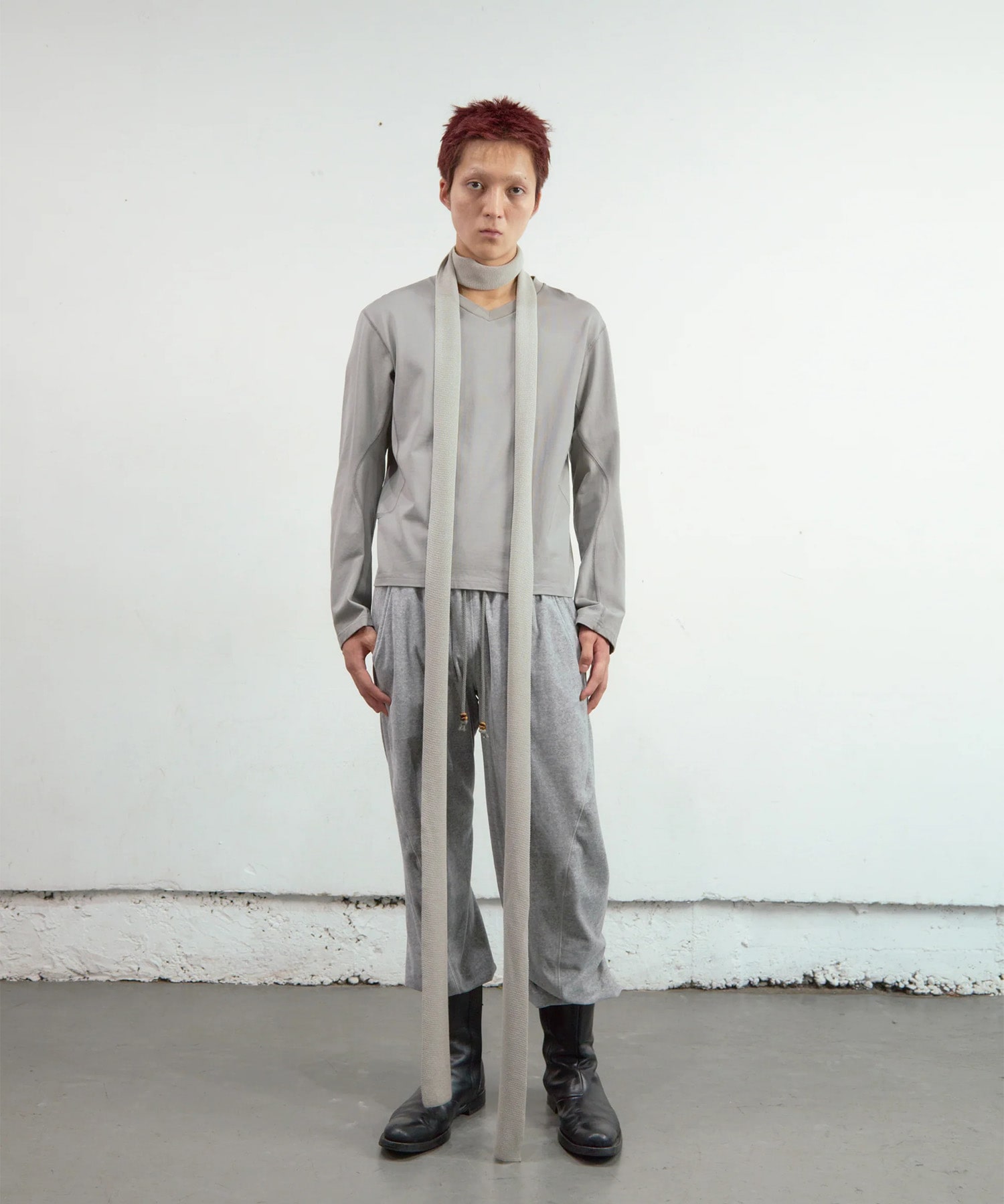 VELOUR 3D TWISTED LOUNGE PANTS