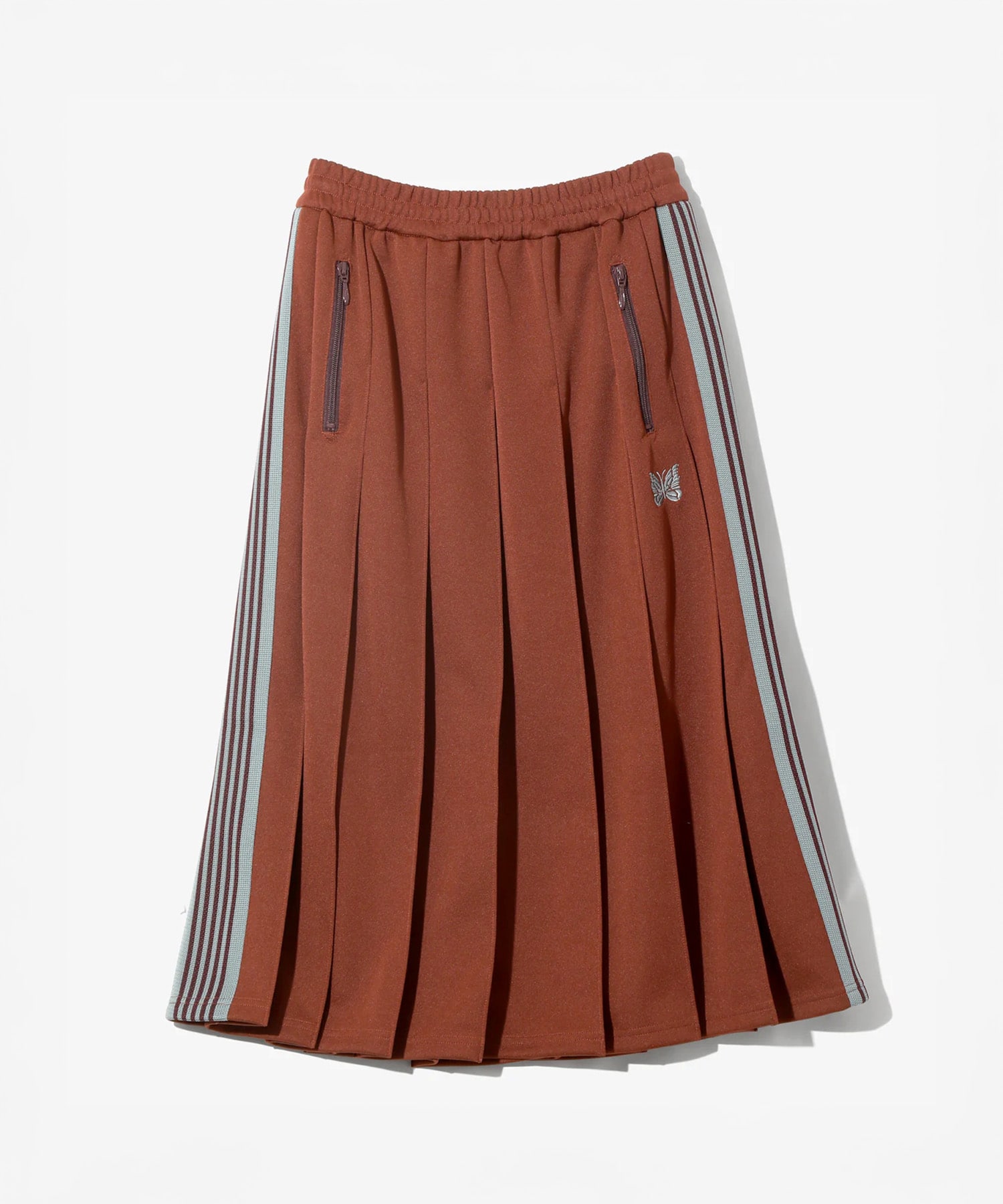 Pleated Track Skirt - Poly Smooth