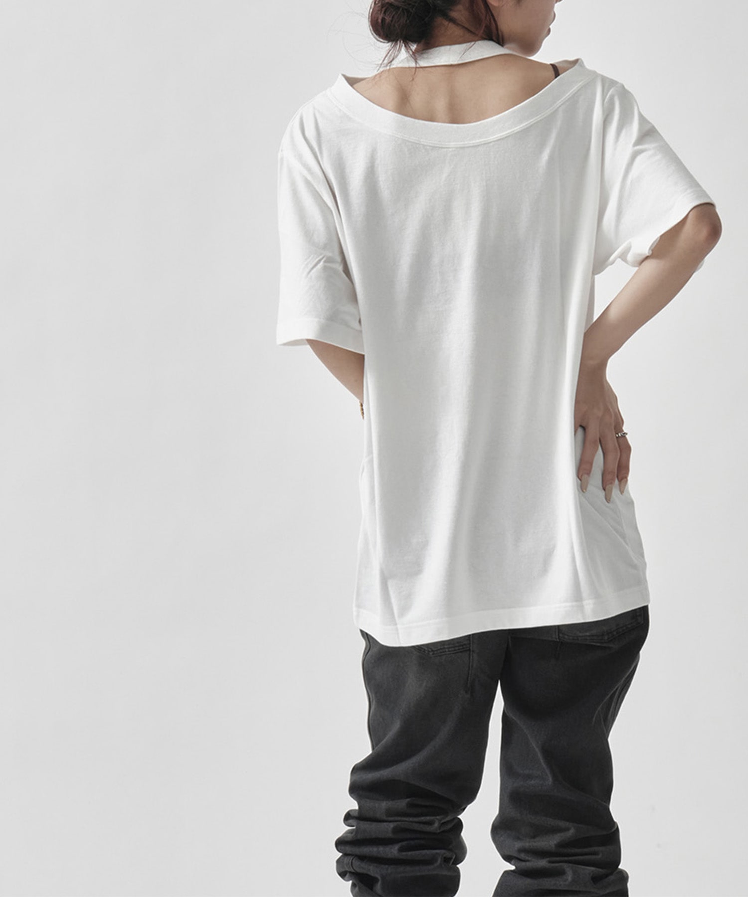 Raffy Gauze 2-Way T-Shirt