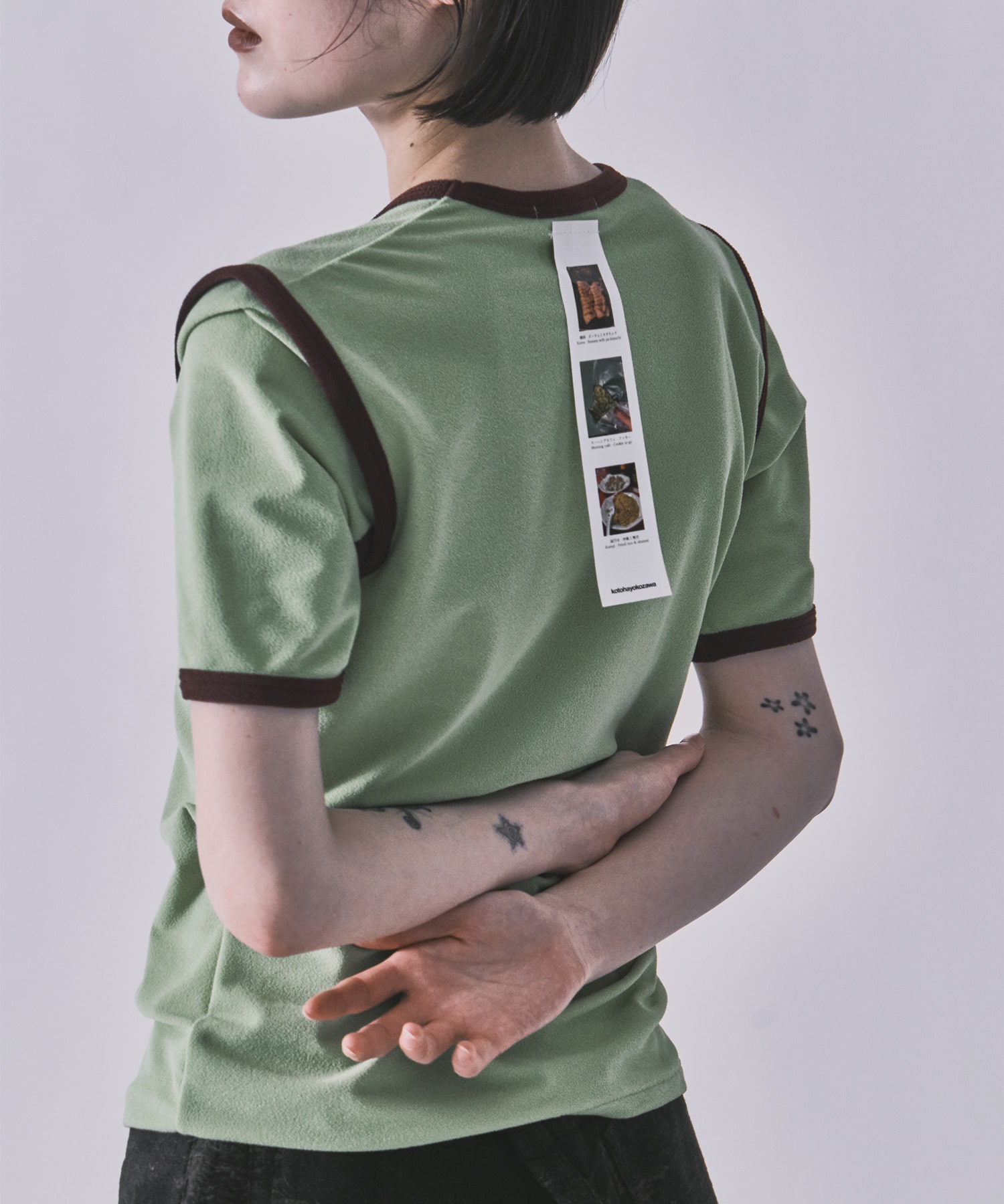 STRETCH PILE RINGER TEE